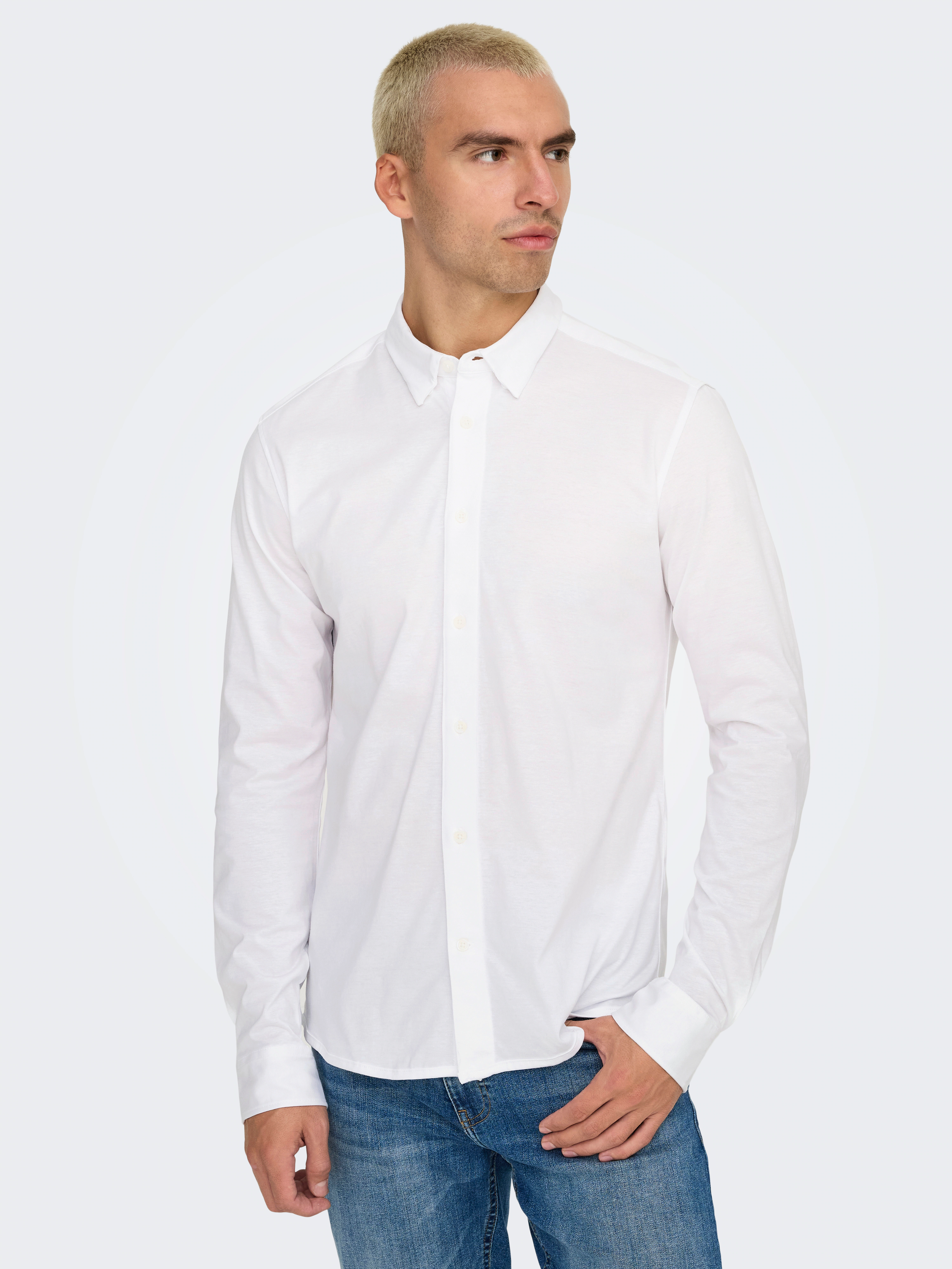 ONLY & SONS Langarmhemd ONSROBIN B/U LS STRETCH SHIRT NOOS günstig online kaufen