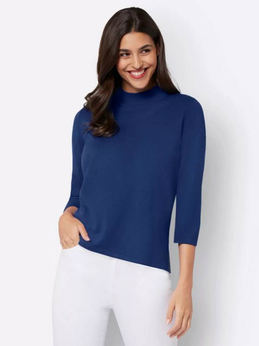Sieh an! Strickpullover 3/4 Arm-Pullover günstig online kaufen