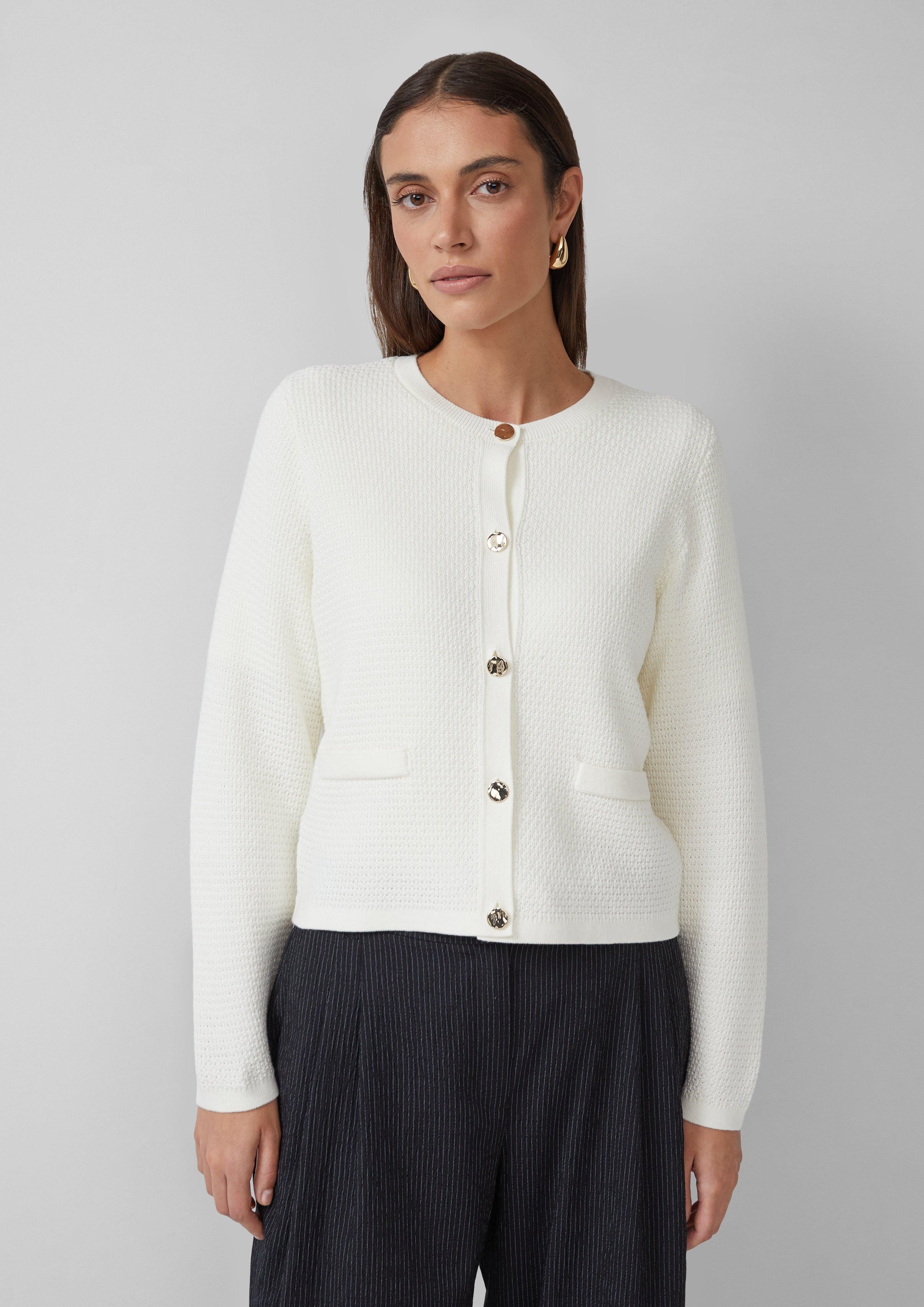 s.Oliver BLACK LABEL Strickjacke Cardigan aus günstig online kaufen