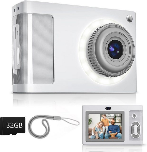 arnssien Kinderkamera (40 MP, 8x opt. Zoom, mit LED-Licht,1080P HD Video un günstig online kaufen