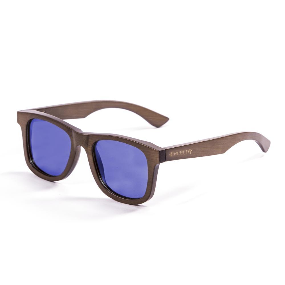 Lenoir Eyewear Pure Sonnenbrille CAT3 Bamboo Dark Brown With Revo Blue Pola günstig online kaufen