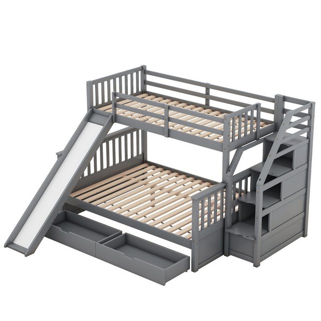 TavilaEcon Etagenbett Kinderbett Jugendbett, 90 x 200 über 140 x 200cm, mit günstig online kaufen