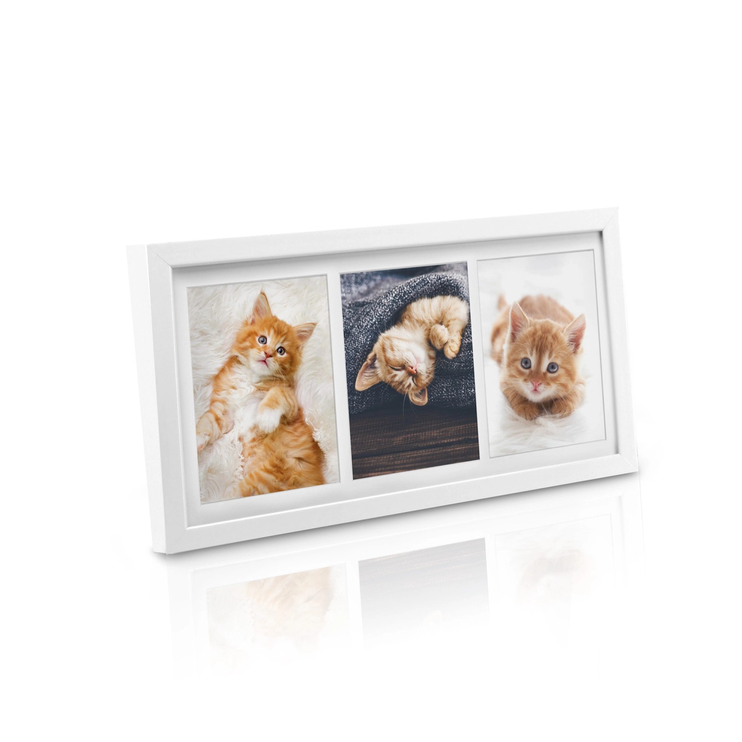 Bomoe Galeria Bilderrahmen 3 Bilder 13x18cm Weiß günstig online kaufen