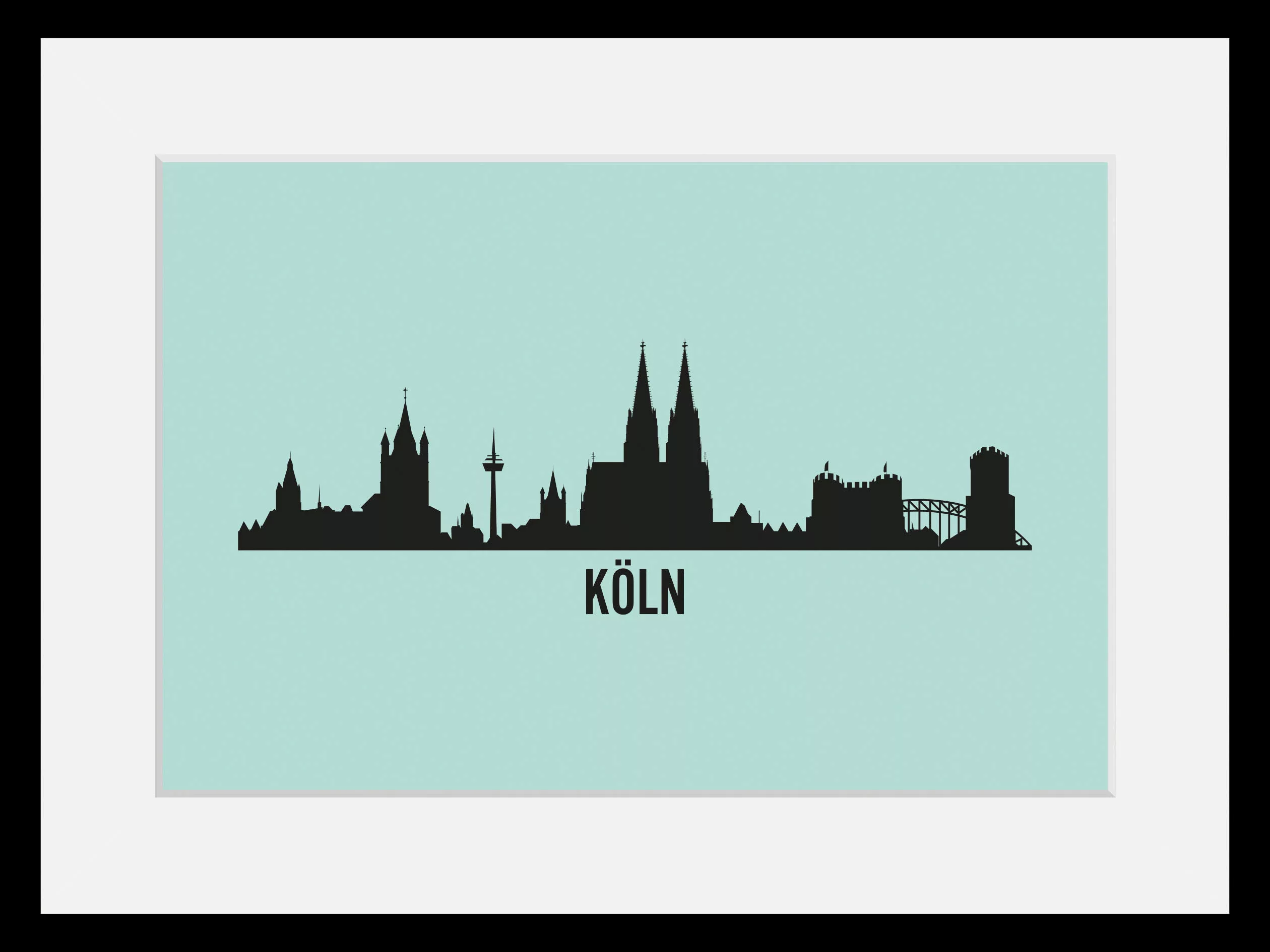 queence Bild »Köln Skyline«, Städte, (1 St.) günstig online kaufen