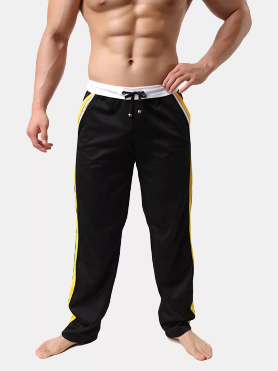 Herren Sporthose aus Baumwolle Freizeithose mit Gummizug günstig online kaufen