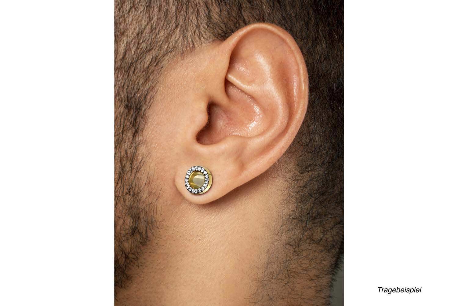 PIERCINGLINE Plug Chirurgenstahl Tunnel KRISTALLRAND EPOXY günstig online kaufen