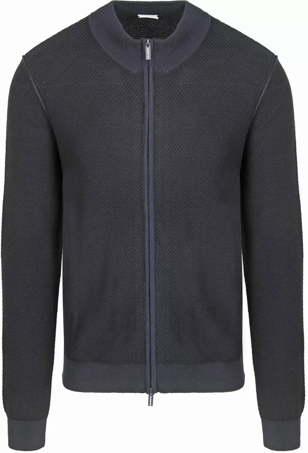 Blue Industry Strickjacke Struktur Navy - Größe L günstig online kaufen