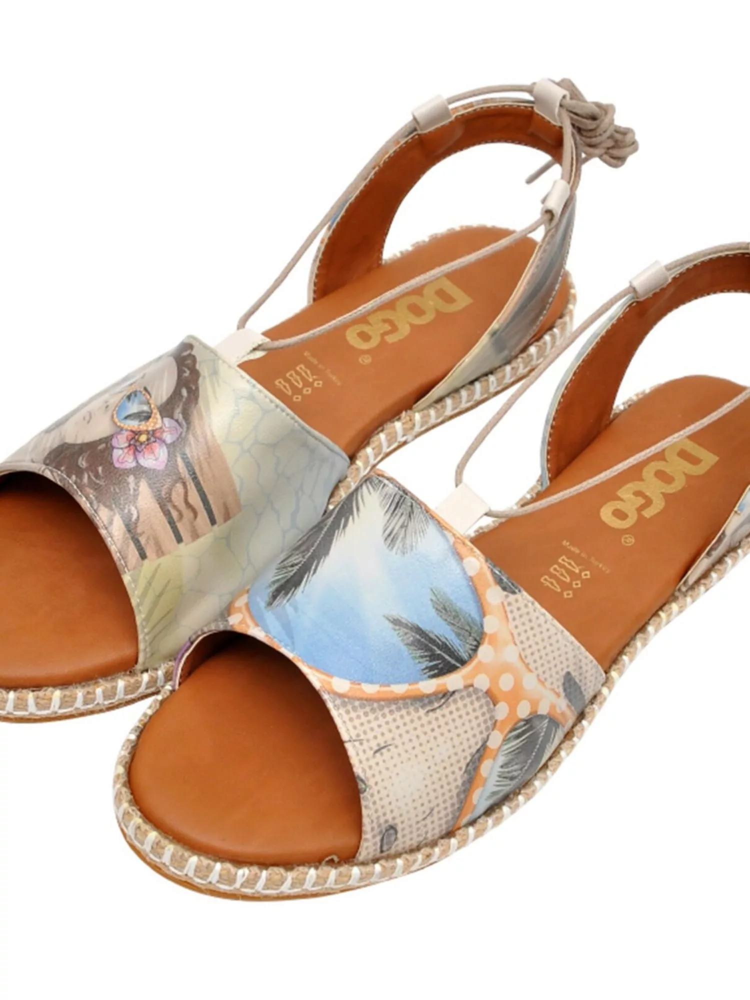 DOGO Sandale "Damen Hazel Palm Dream Vegan Damen Sandalen/ Sandaletten /", günstig online kaufen