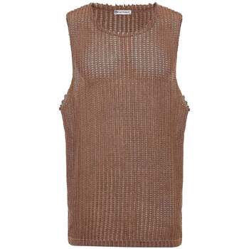 Dandalo  T-Shirts & Poloshirts Marcel Oversize Crew Neck Sleeveless T-Shirt günstig online kaufen