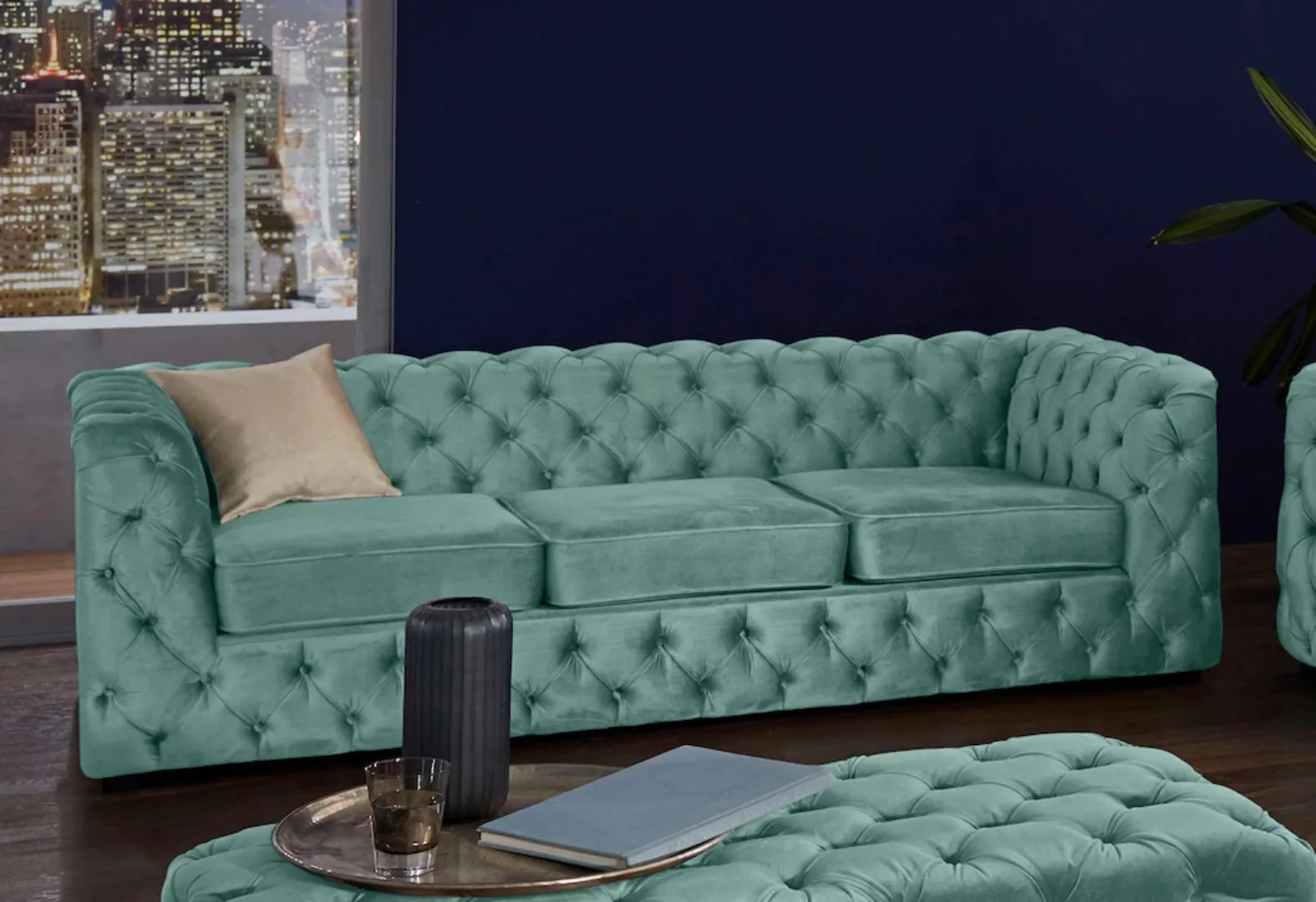 Guido Maria Kretschmer Home&Living Chesterfield-Sofa »Kalina«, klassische C günstig online kaufen