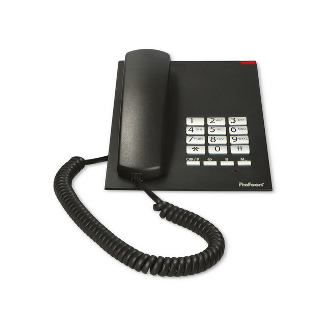 Profoon TX-310 Kabelgebundenes Telefon (Mobilteile: 1, minimalistisches Fes günstig online kaufen