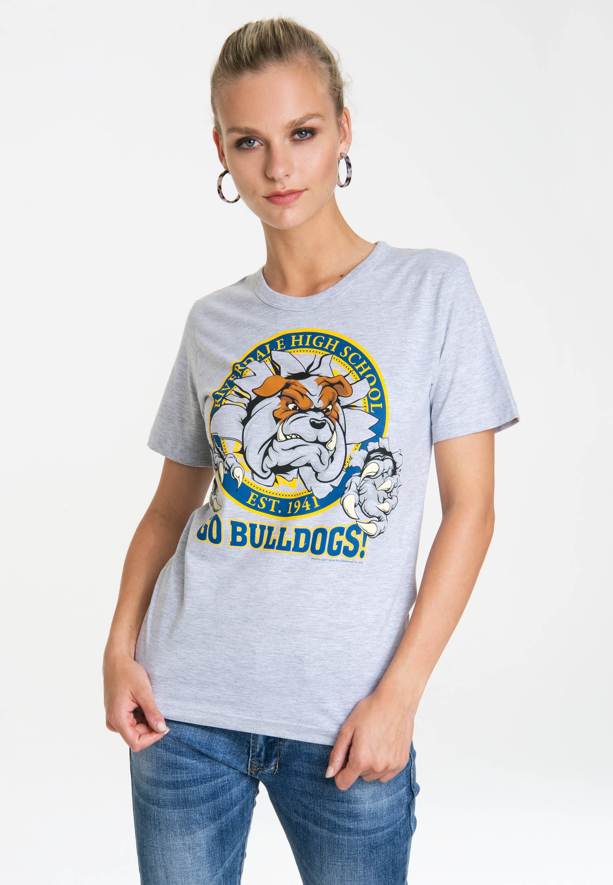 LOGOSHIRT T-Shirt Riverdale – Go Bulldogs! mit lizenziertem Originaldesign günstig online kaufen