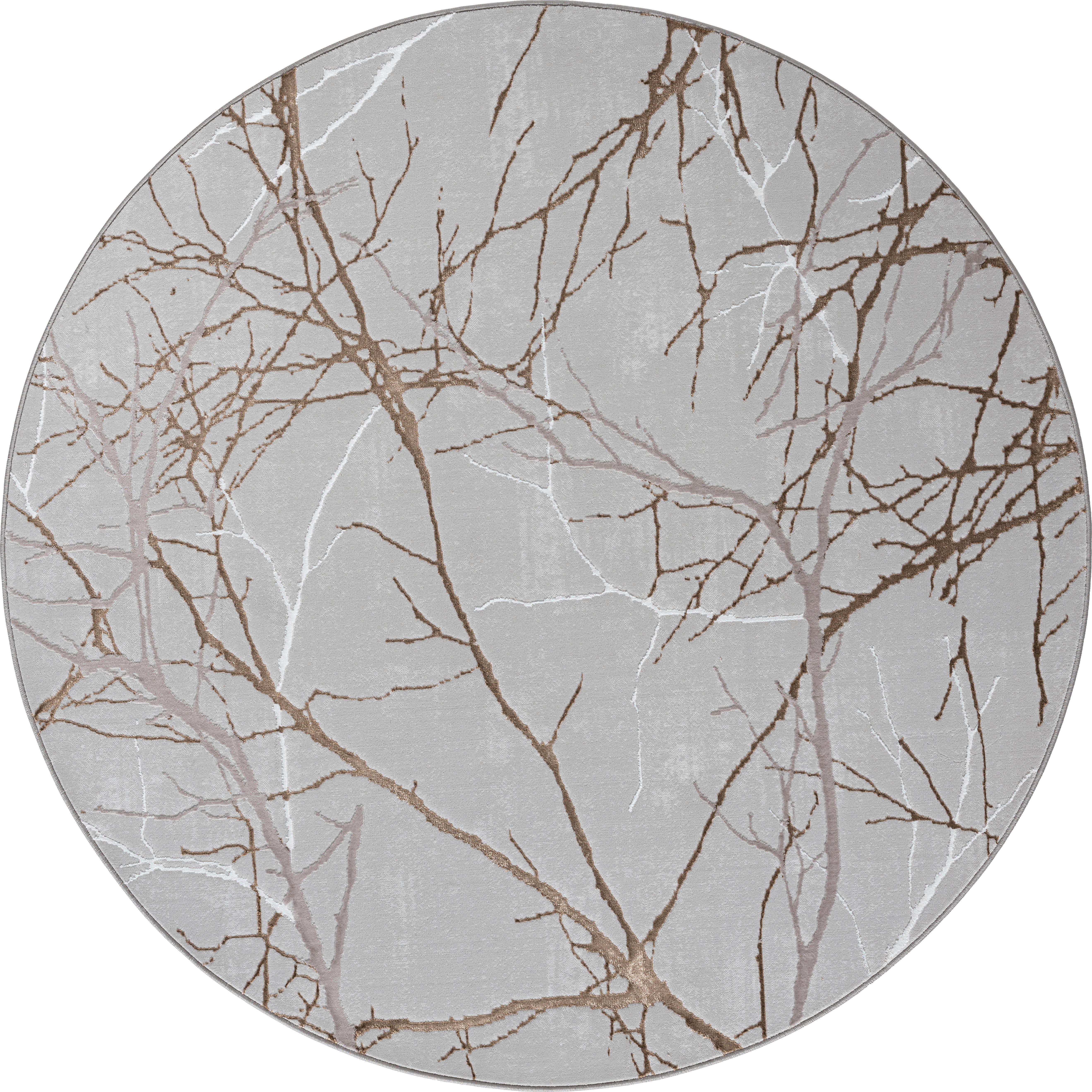 merinos Teppich »Creation 50055«, rund, 10 mm Höhe, elegant, glänzend, Kurz günstig online kaufen