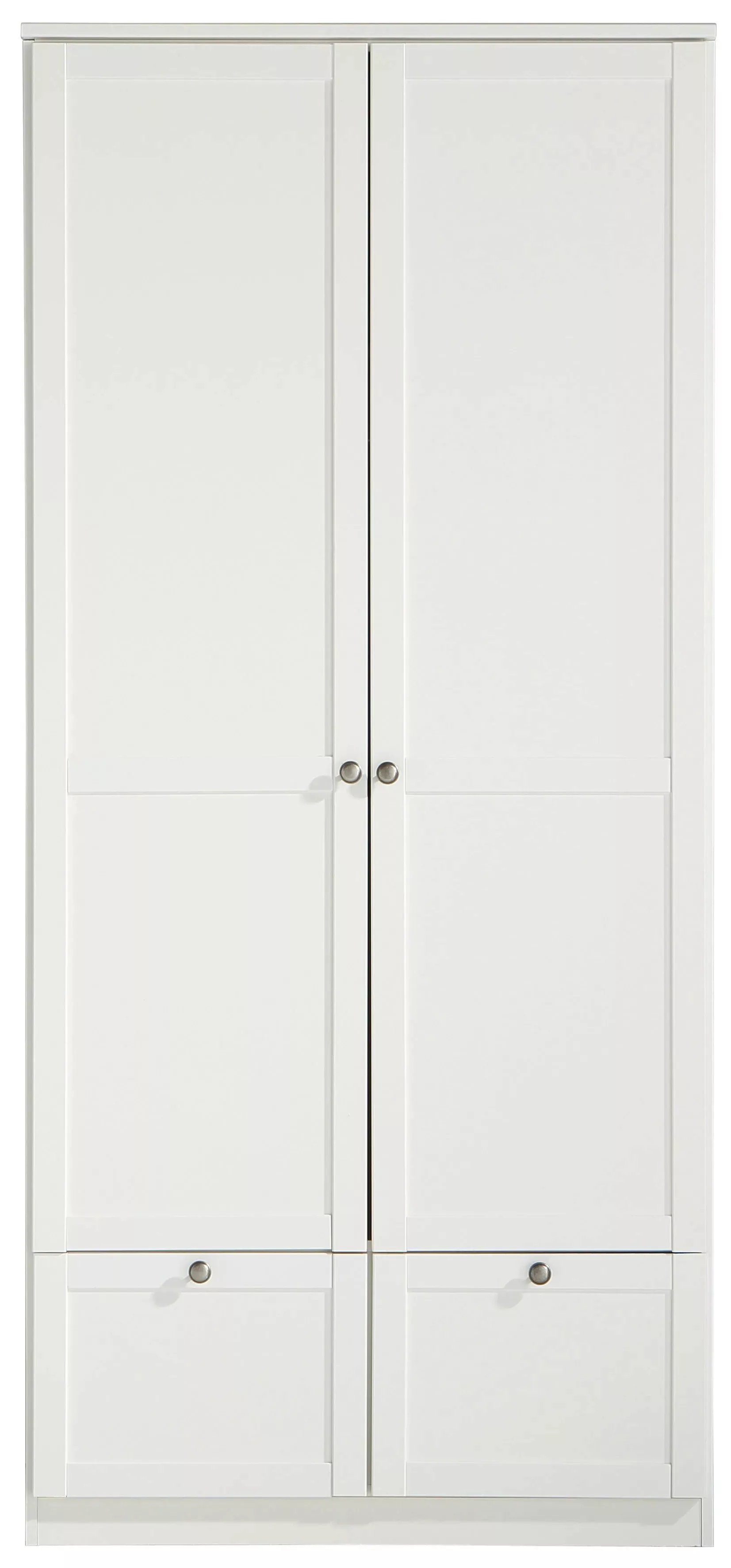 Kleiderschrank 90 cm breit Landhaus Weiß FILOU günstig online kaufen