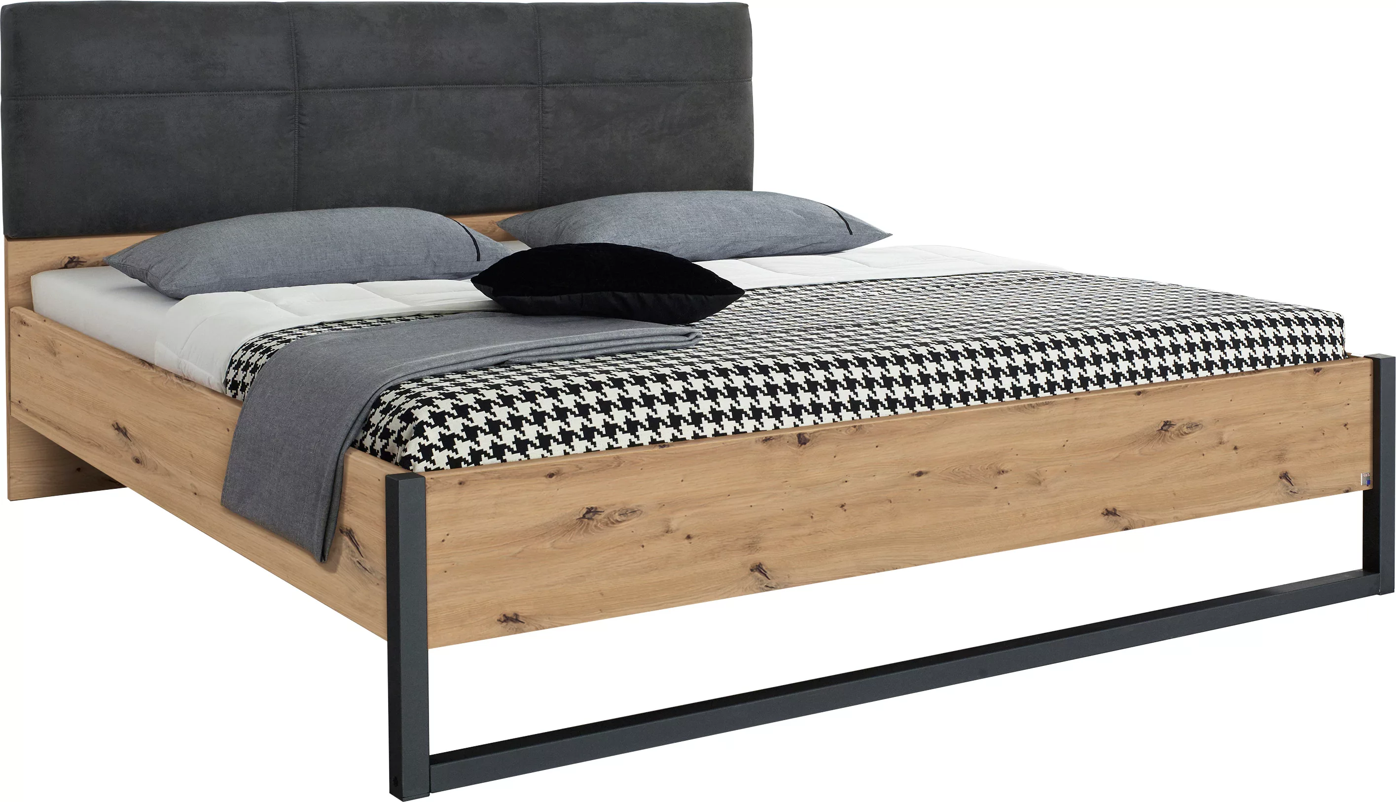 rauch Bett "Tampa", im modernen Industrial Style, Bettenkufe aus Metall günstig online kaufen