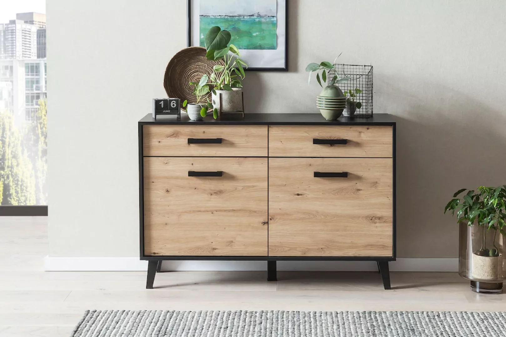 INOSIGN Sideboard "ARTONA", Kommode, Breite 125 cm günstig online kaufen