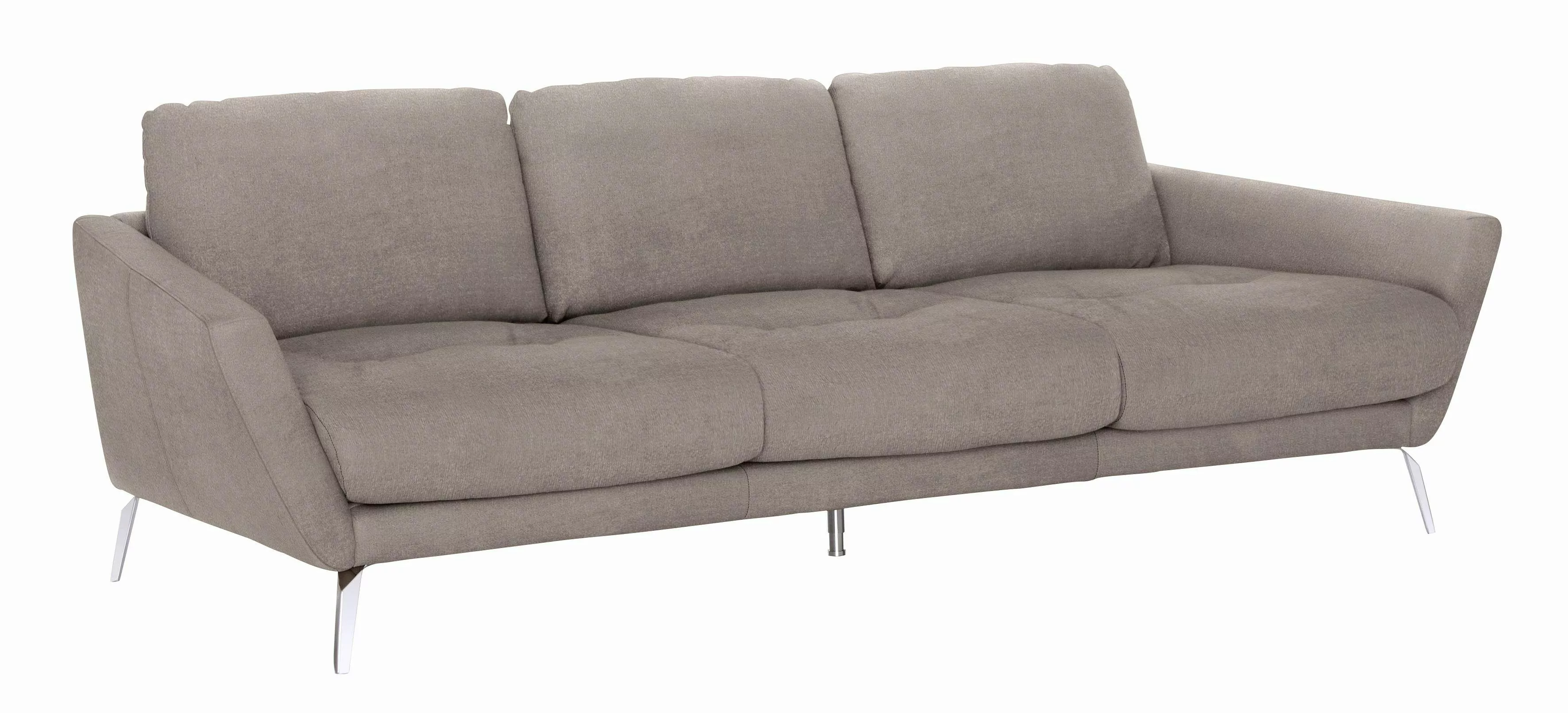 W.SCHILLIG Big-Sofa softy, mit dekorativer Heftung im Sitz, Füße Chrom glän günstig online kaufen