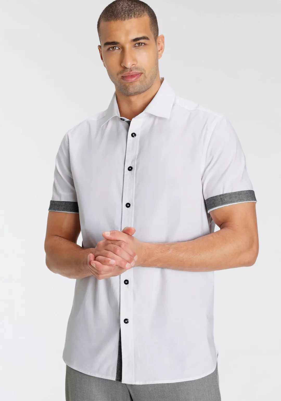 Bruno Banani Kurzarmhemd mit kurzen Ärmel günstig online kaufen