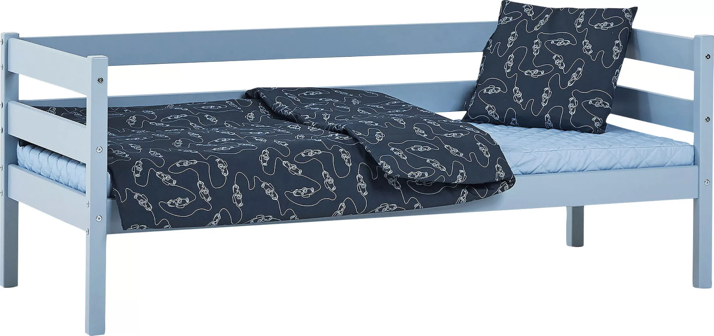 Hoppekids Einzelbett "ECO Comfort", (Set), mit Rollrost in 8 Farben, wahlwe günstig online kaufen