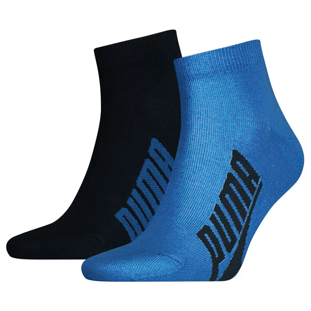 Puma Bwt Lifestyle Quarter Socken 2 Paare EU 43-46 Navy / Grey / Strong Blu günstig online kaufen