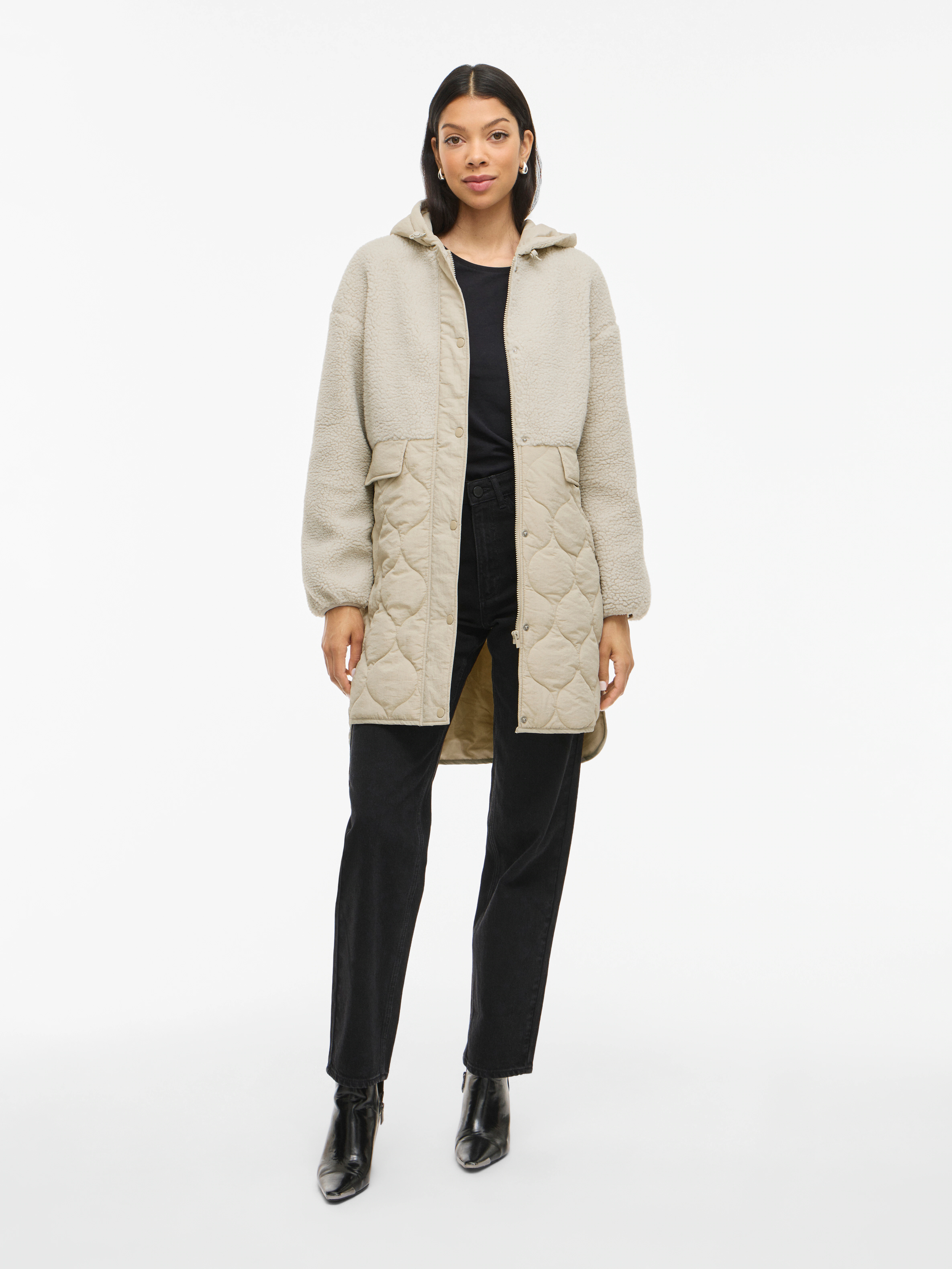 Vila Steppmantel "VITONE L/S COAT/TB" günstig online kaufen