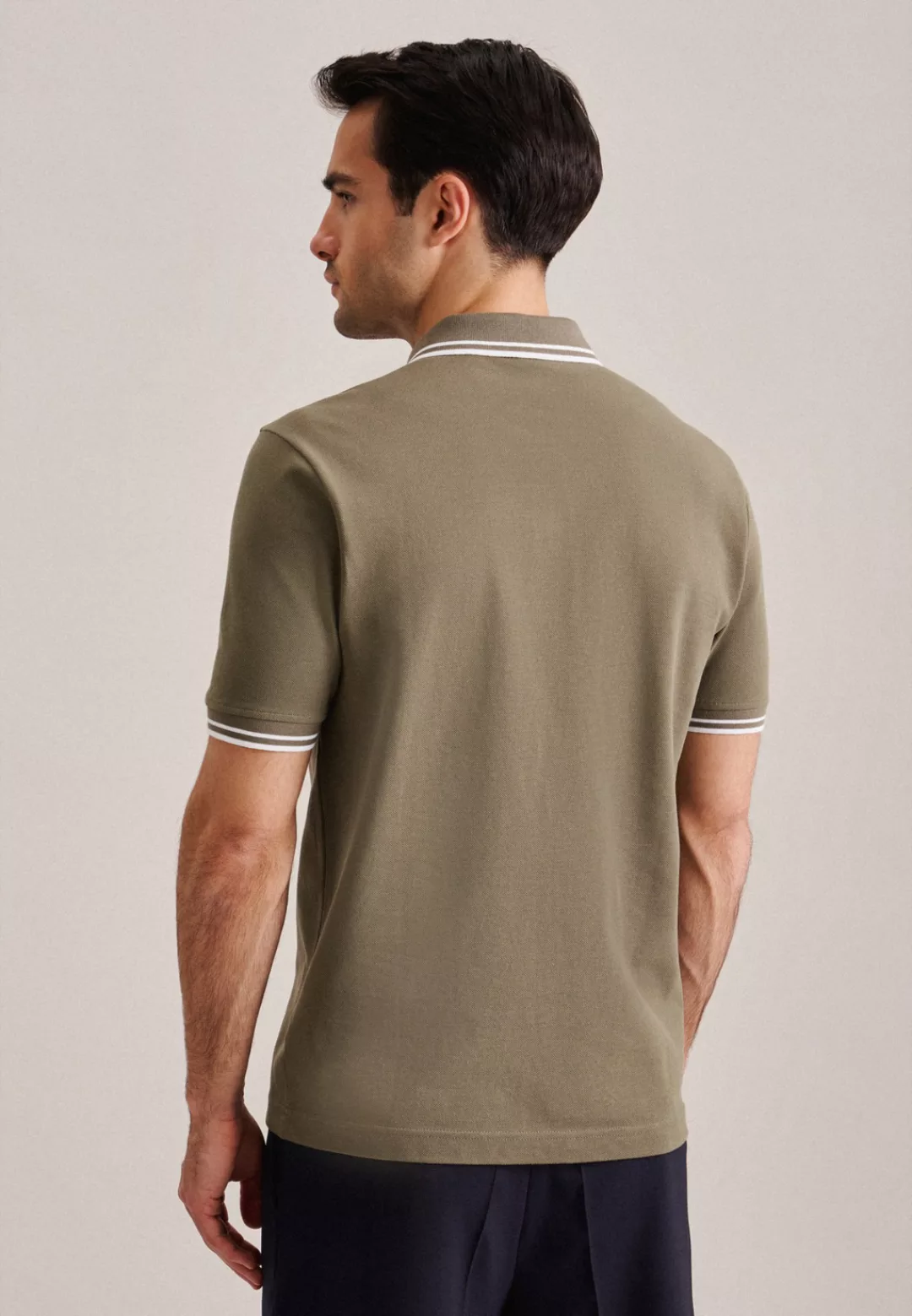 seidensticker Poloshirt "Regular", Kurzarm Kragen Uni günstig online kaufen