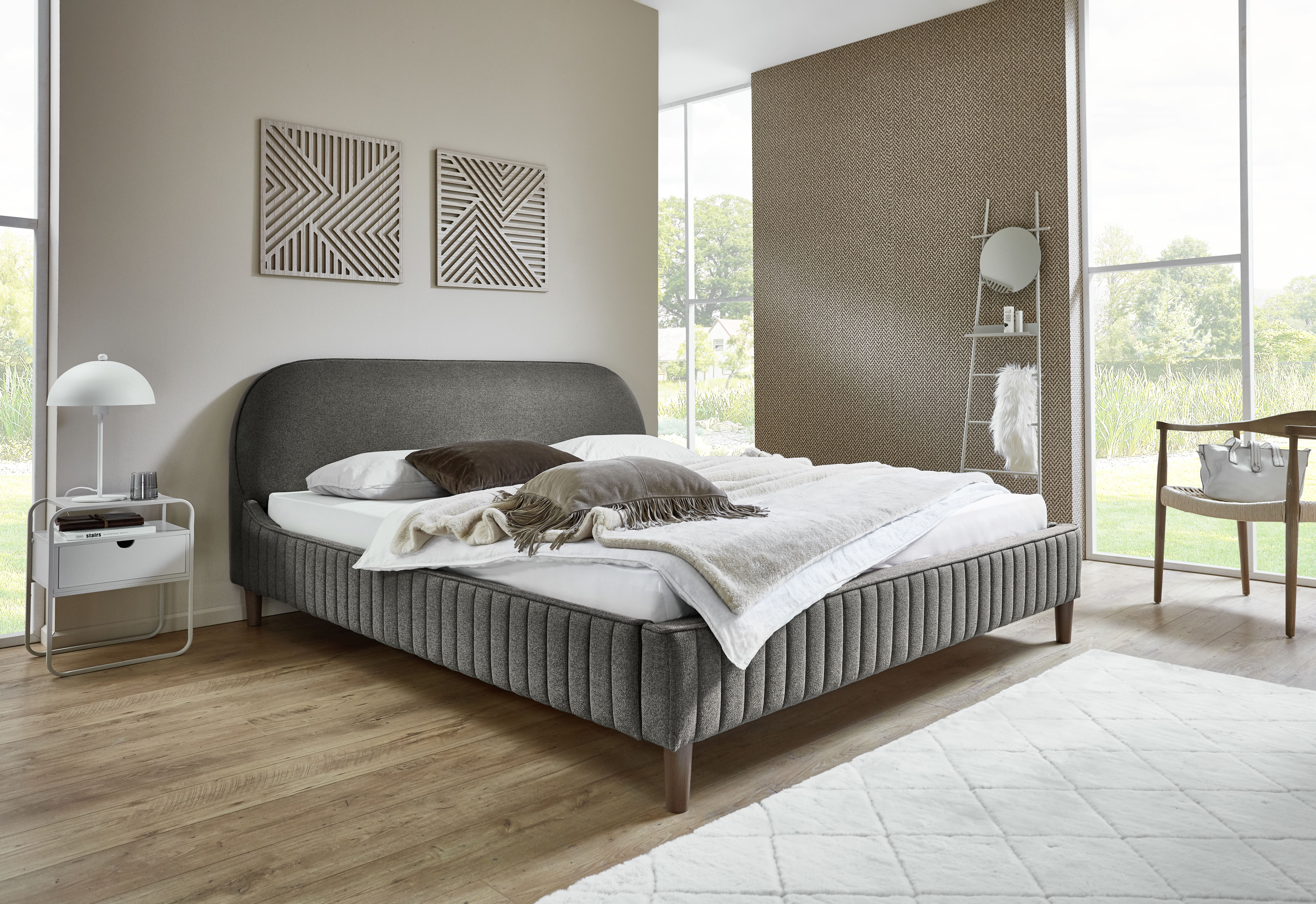ATLANTIC home collection Polsterbett "Madita, 180x200cm, mit organischer Ko günstig online kaufen