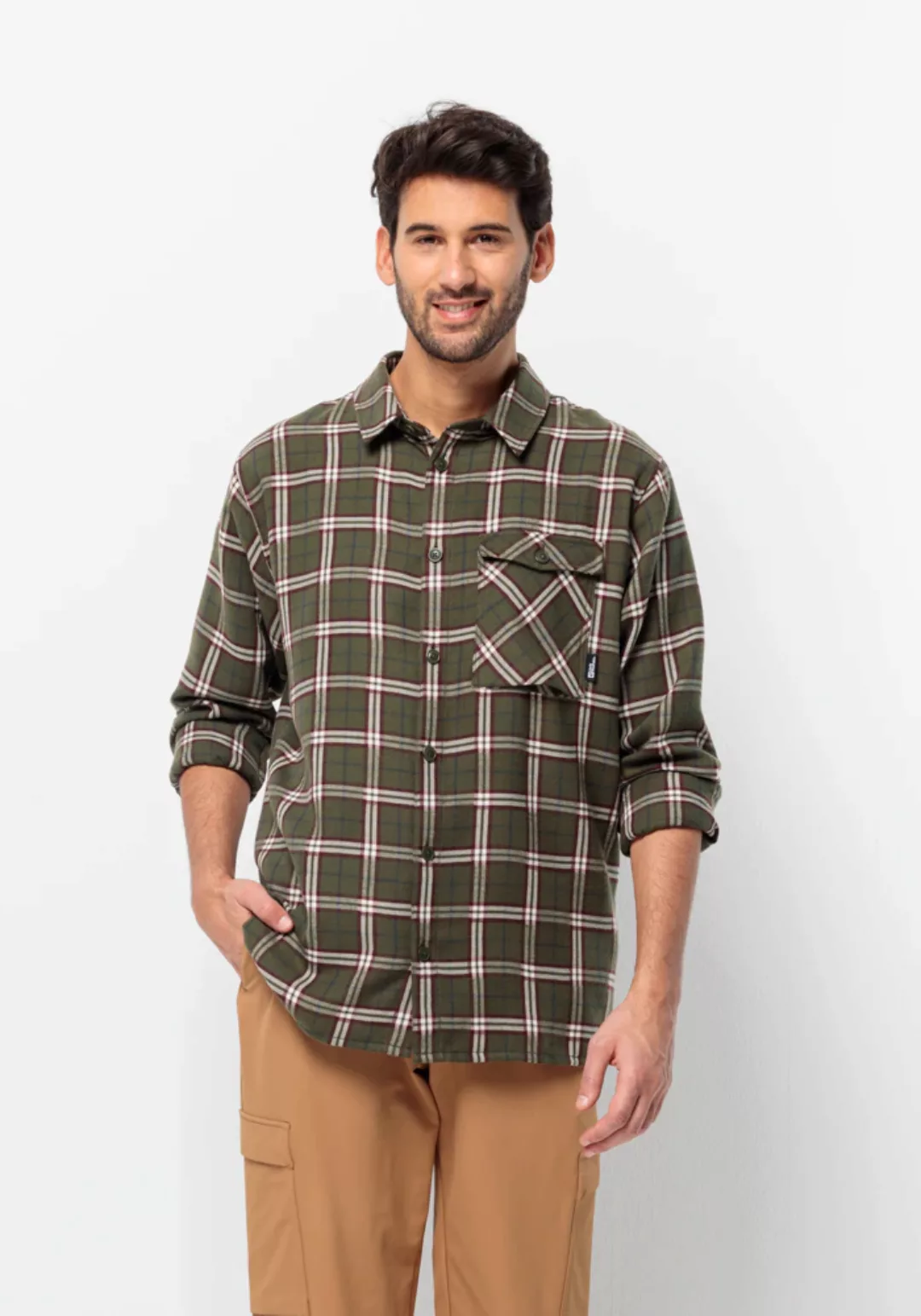 Jack Wolfskin Flanellhemd "MORGENLUFT SHIRT M" günstig online kaufen