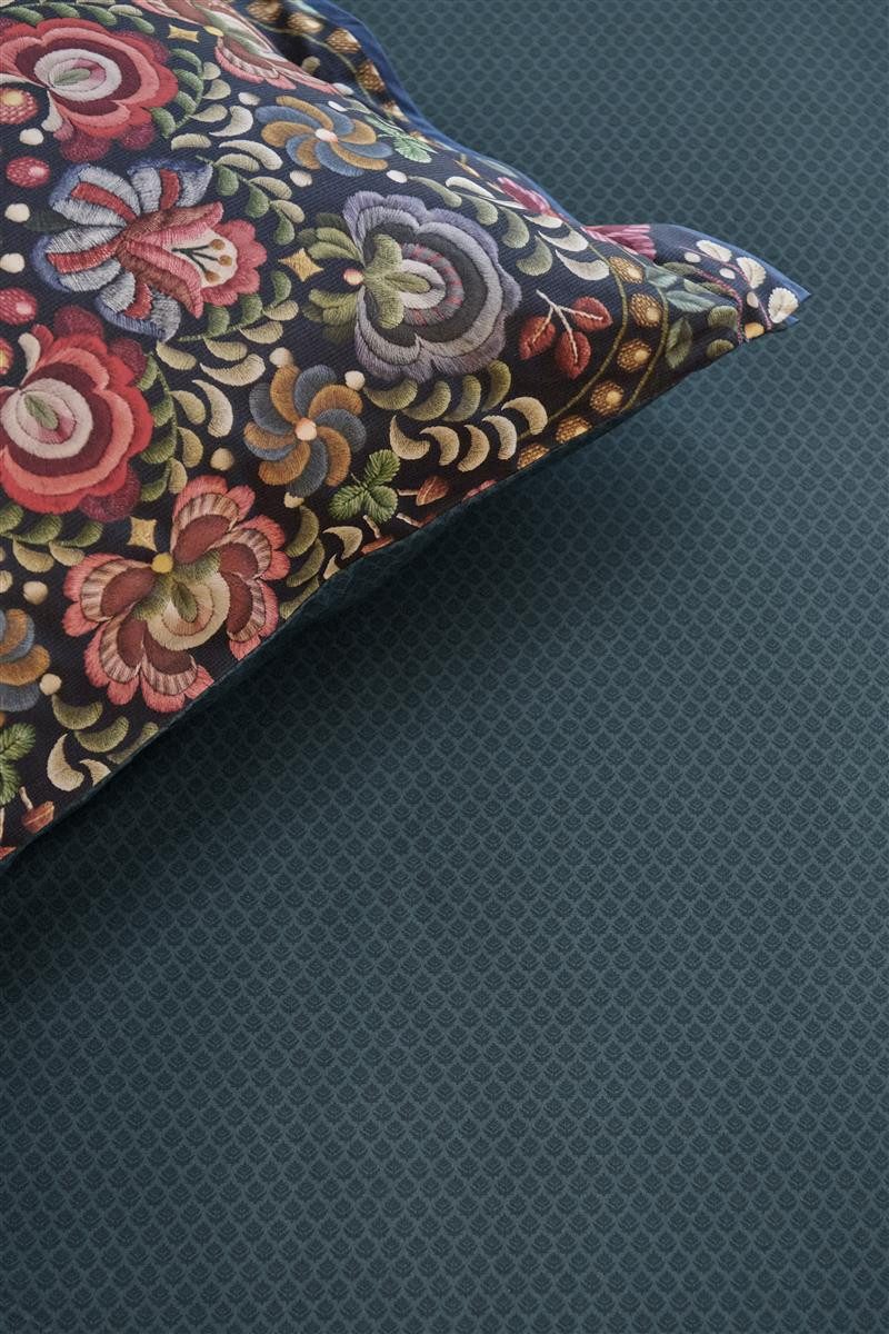 PiP Studio Spannbettlaken Thousand Leaves_Dark Blue_UV_UV_100x200 günstig online kaufen