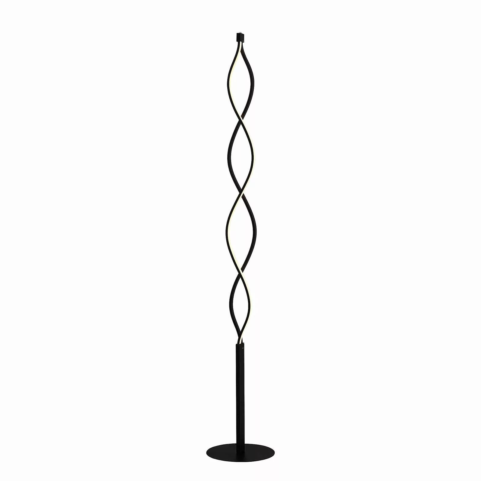 Lindby LED-Stehleuchte Welina, schwarz, 150 cm, dimmbar günstig online kaufen