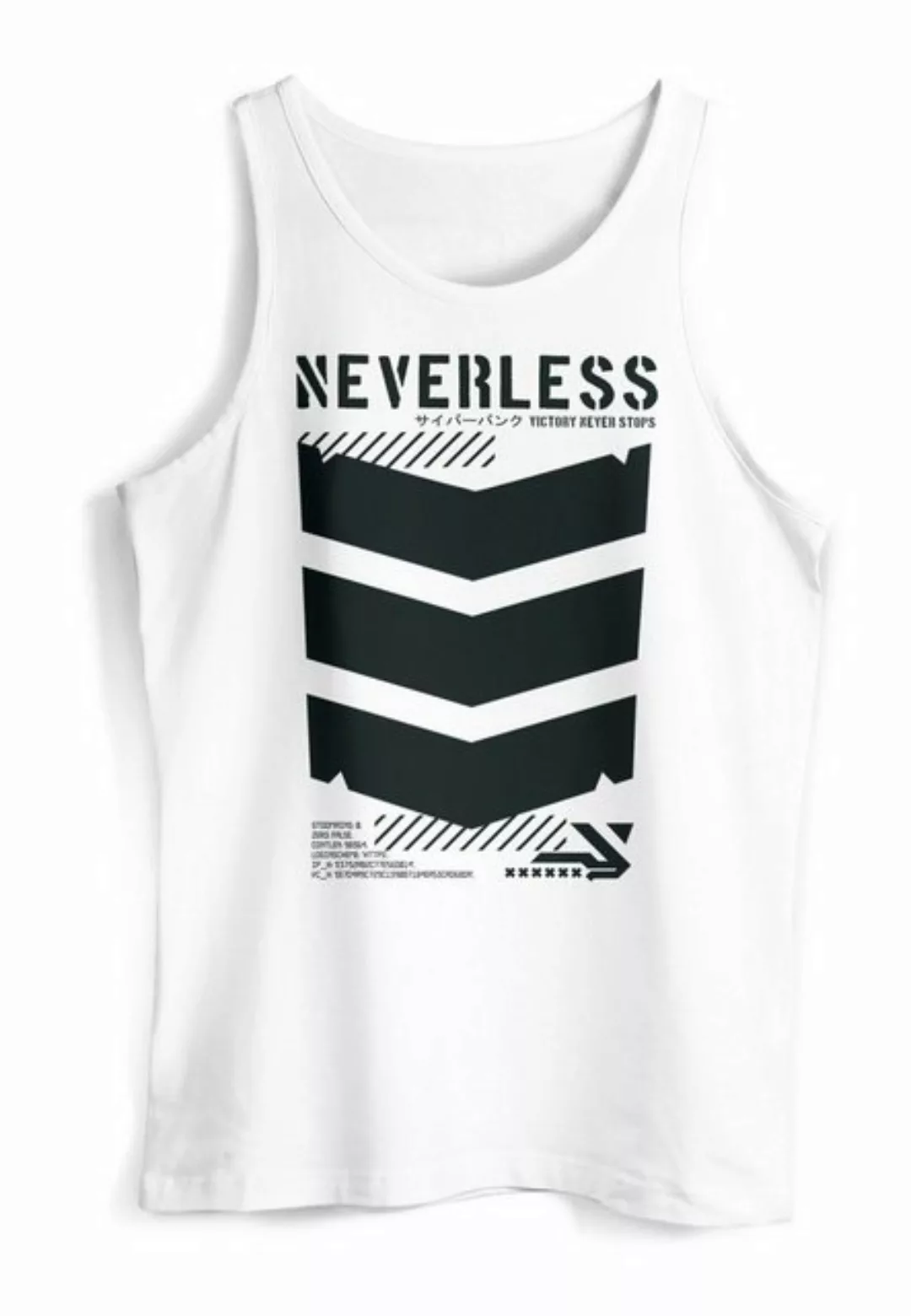 Neverless Tanktop Herren Tank-Top Techwear Trend Motive Japanese Streetstyl günstig online kaufen