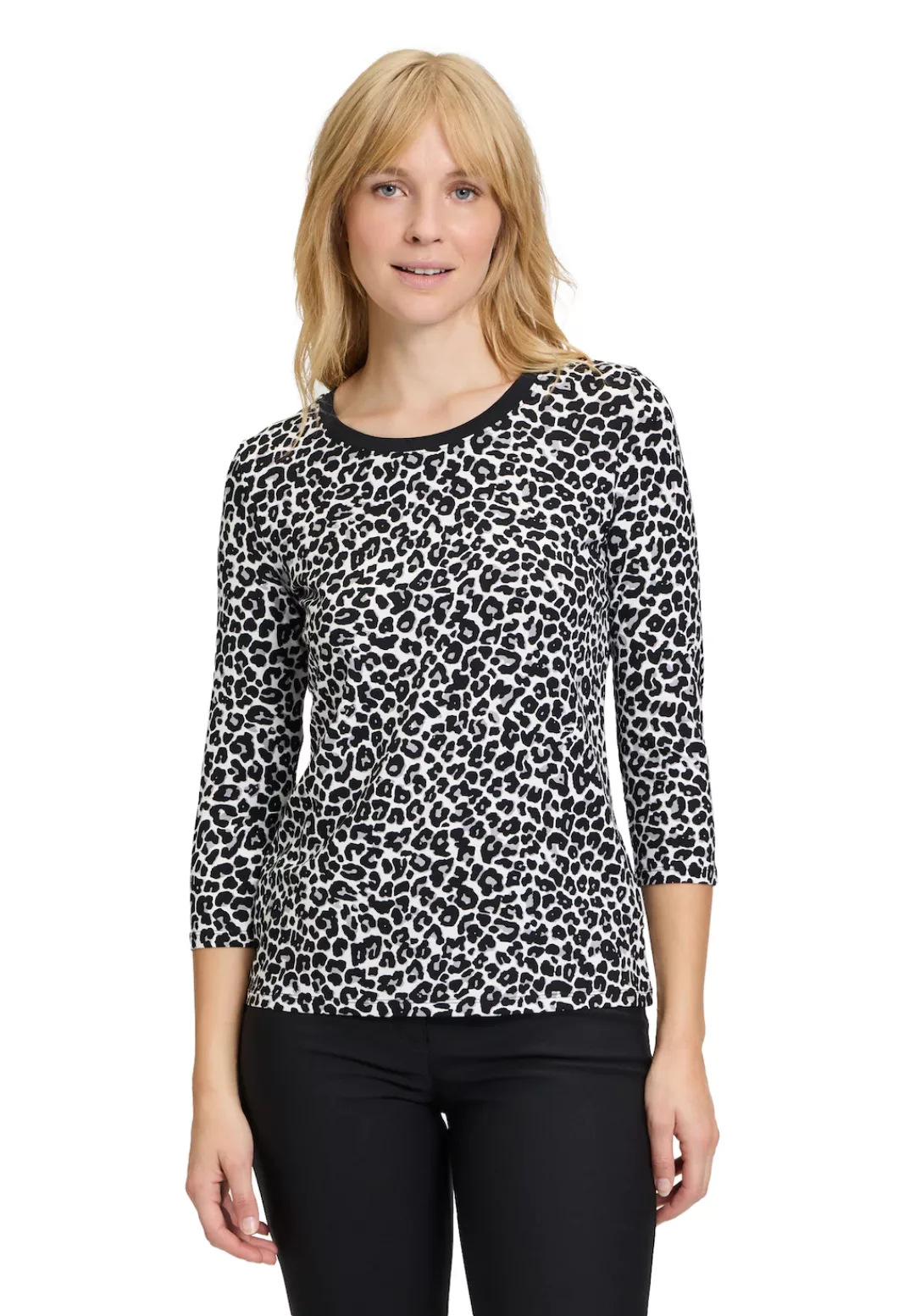 Betty Barclay 3/4-Arm-Shirt "Betty Barclay Basic Shirt mit Leoprint", Druck günstig online kaufen