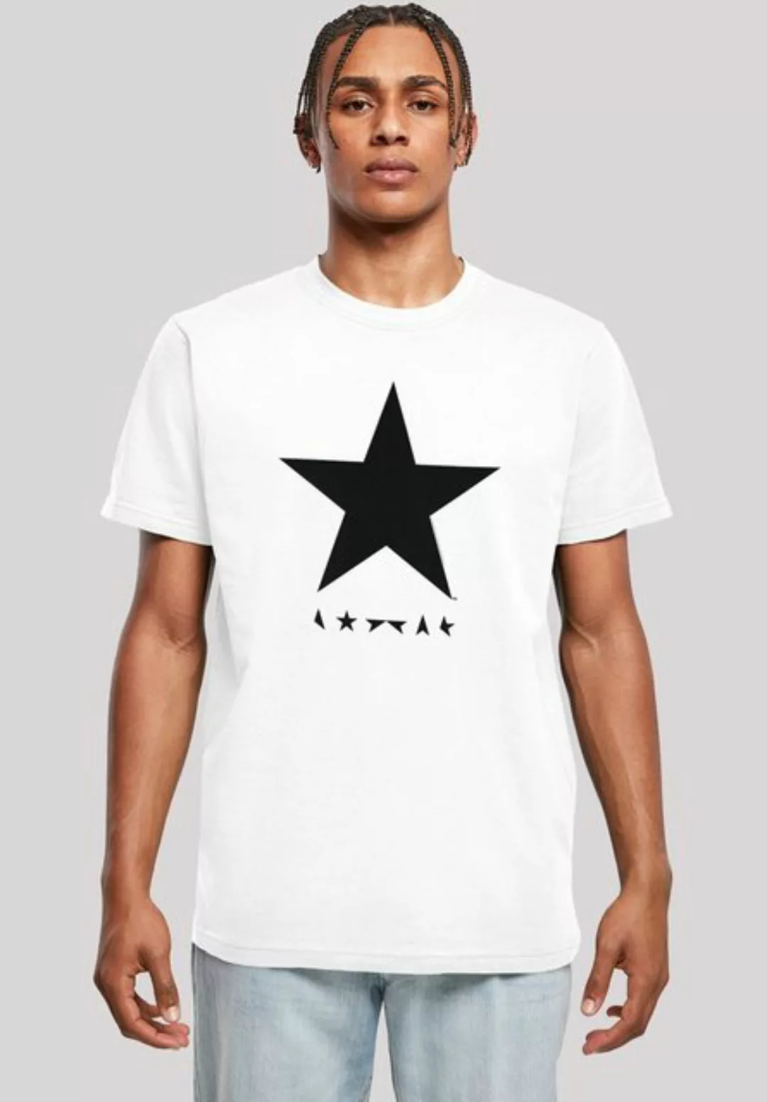 F4NT4STIC T-Shirt David Bowie Star Logo Print günstig online kaufen