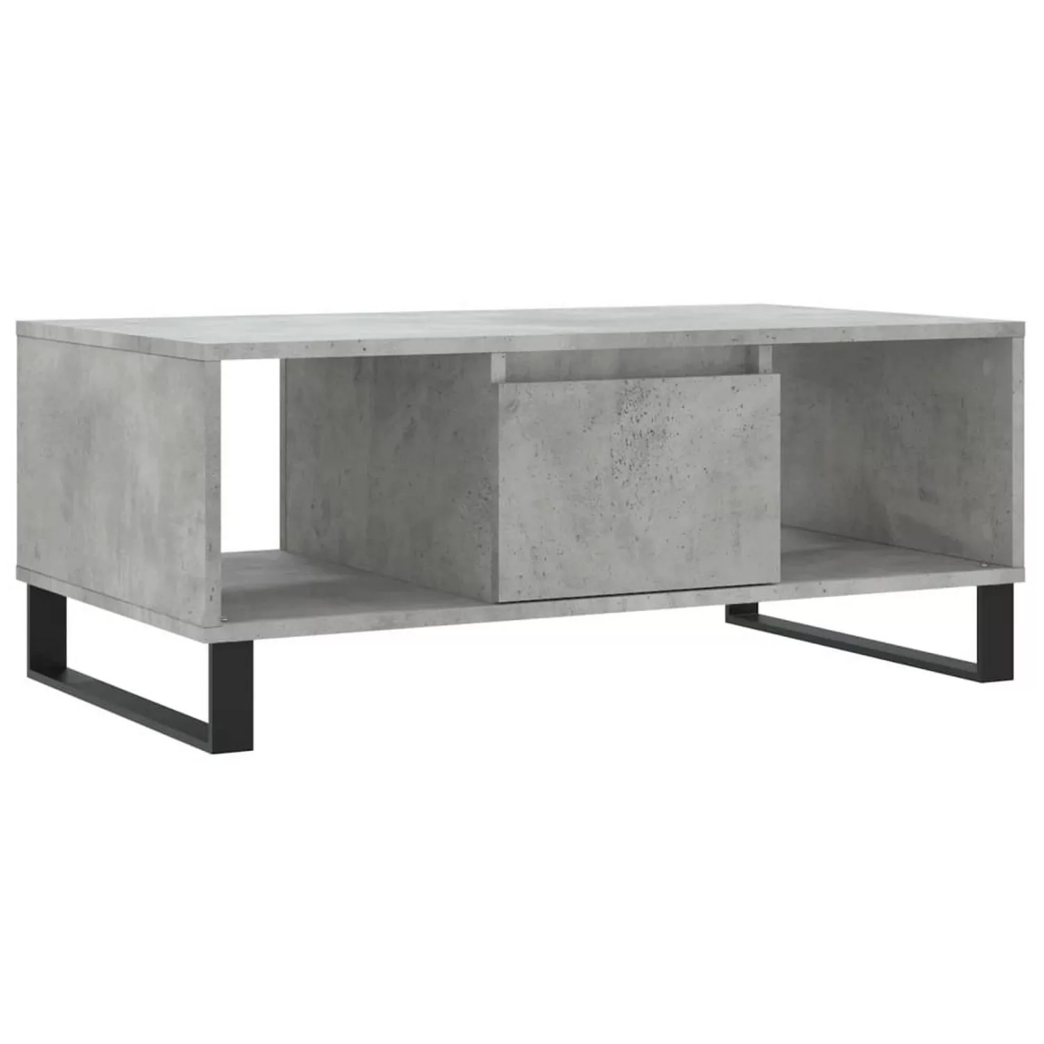 vidaXL Couchtisch Betongrau 90x50x36,5 cm Holzwerkstoff Modell 14 günstig online kaufen