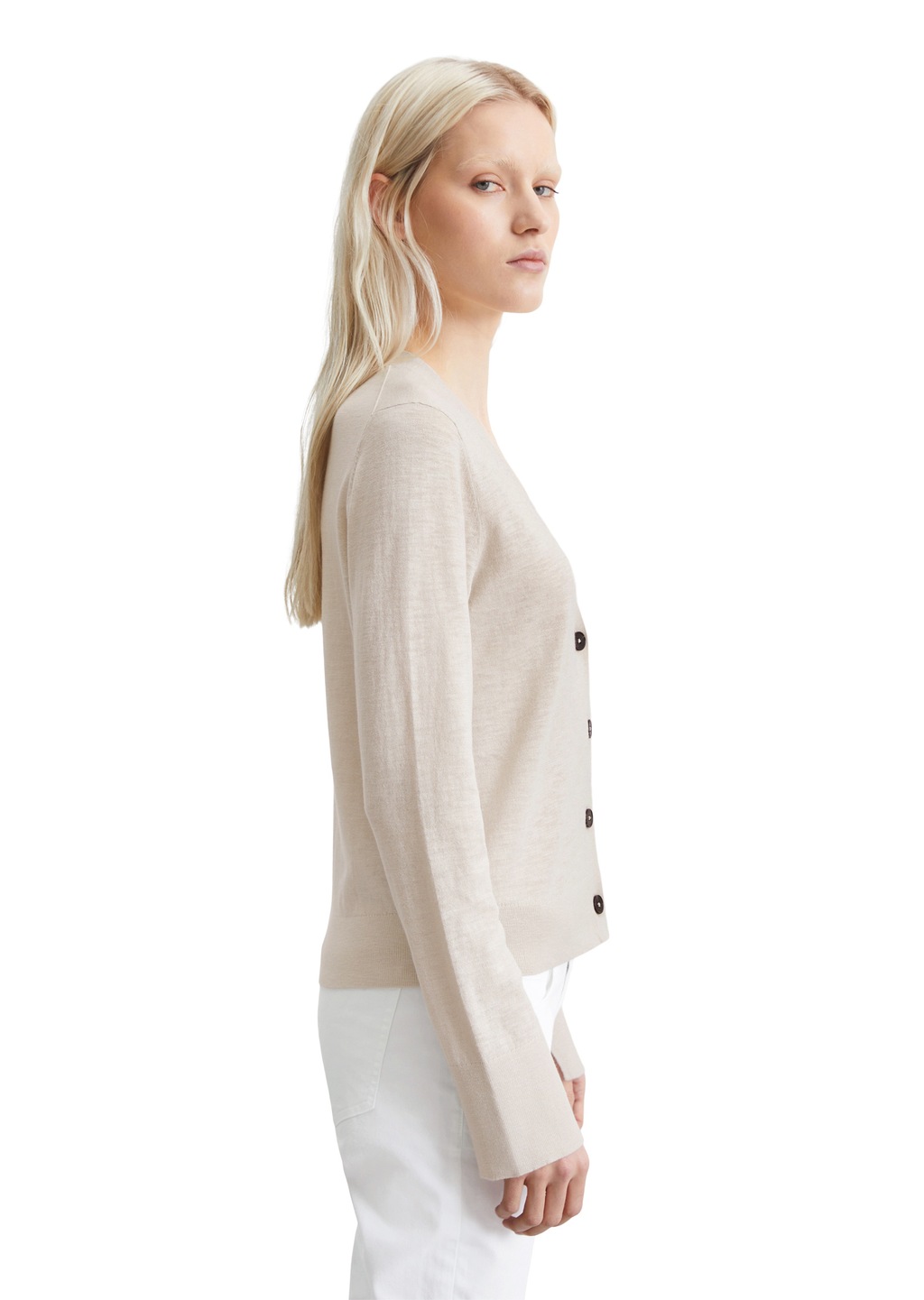 Marc OPolo Cardigan "aus Baumwoll-Leinen-Slub-Garn" günstig online kaufen