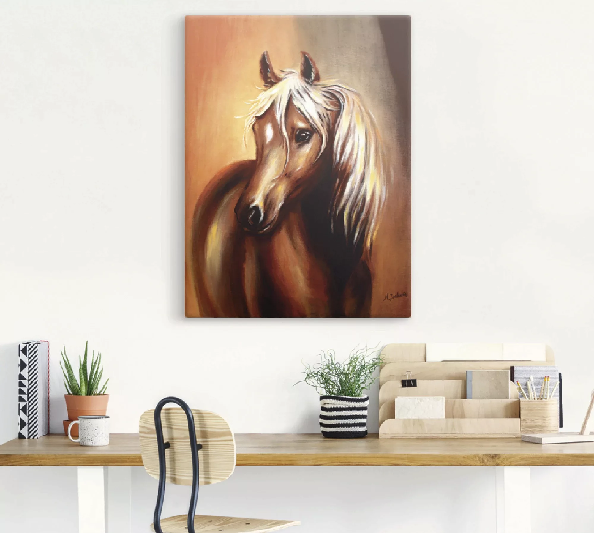Artland Wandbild "Pferd Fantasie", Haustiere, (1 St.), als Leinwandbild in günstig online kaufen