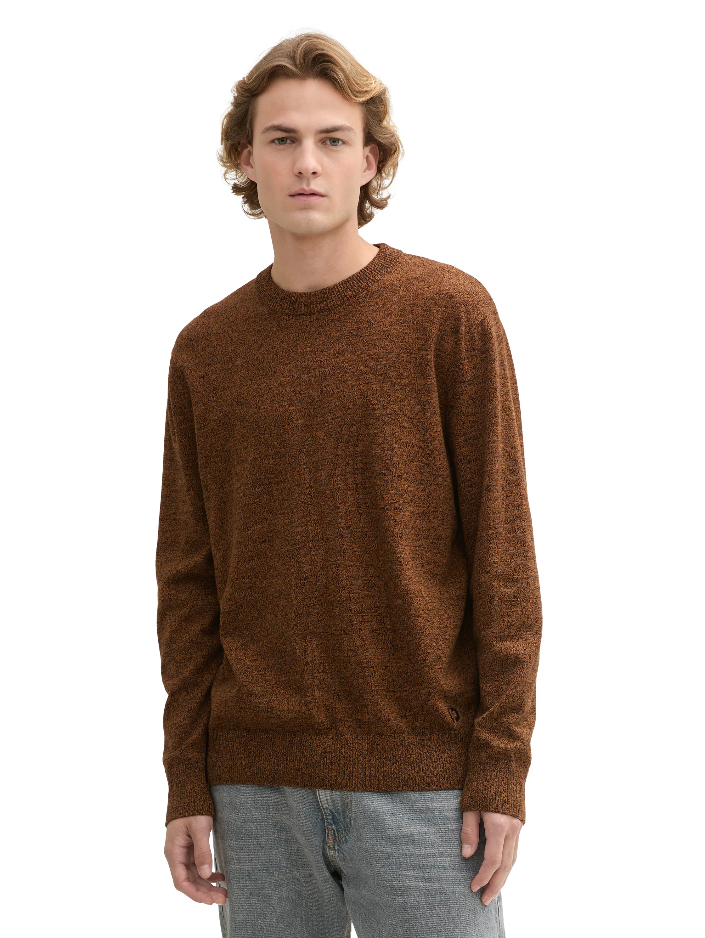 TOM TAILOR Denim Strickpullover, in melierter Optik günstig online kaufen