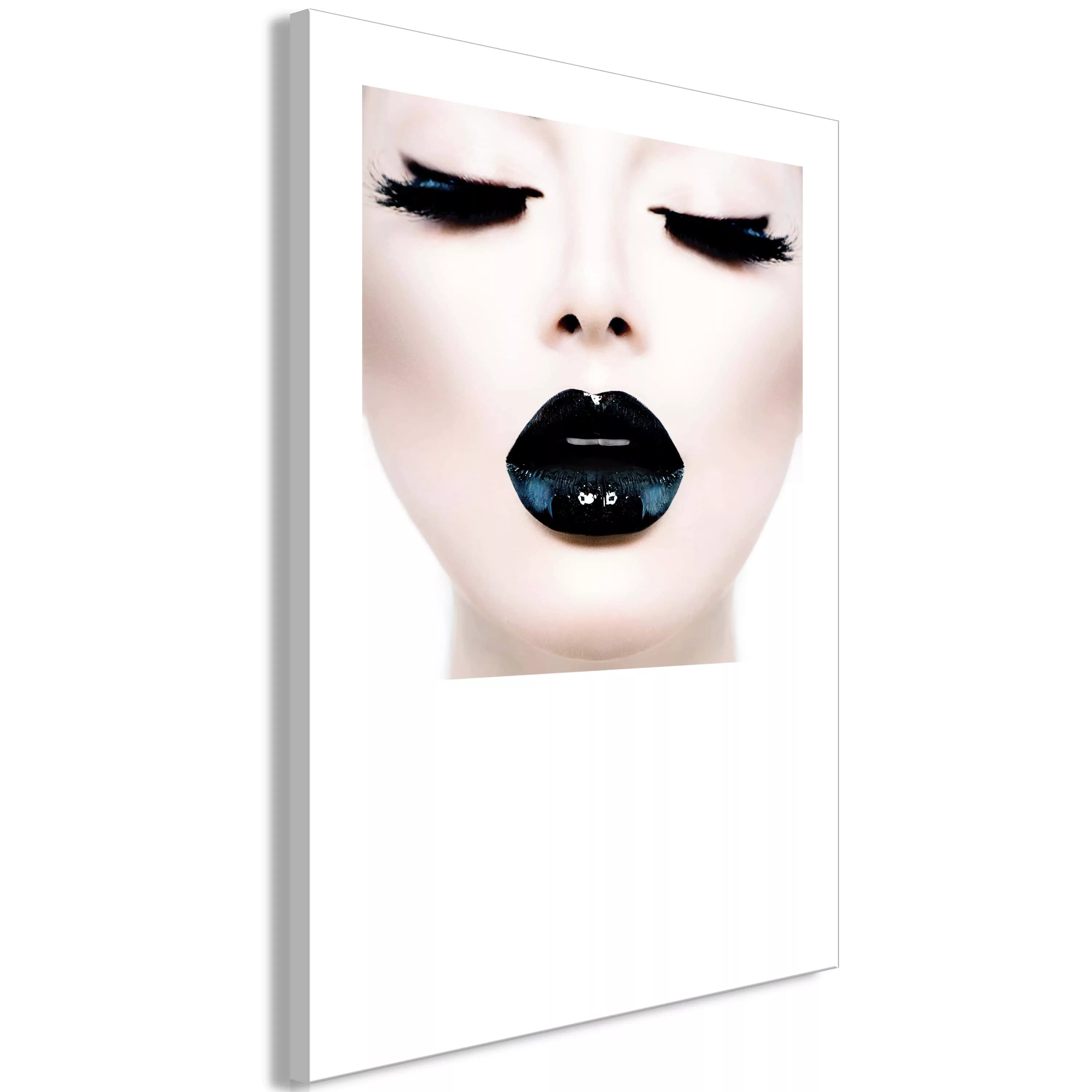 Wandbild - Black Lips (1 Part) Vertical günstig online kaufen
