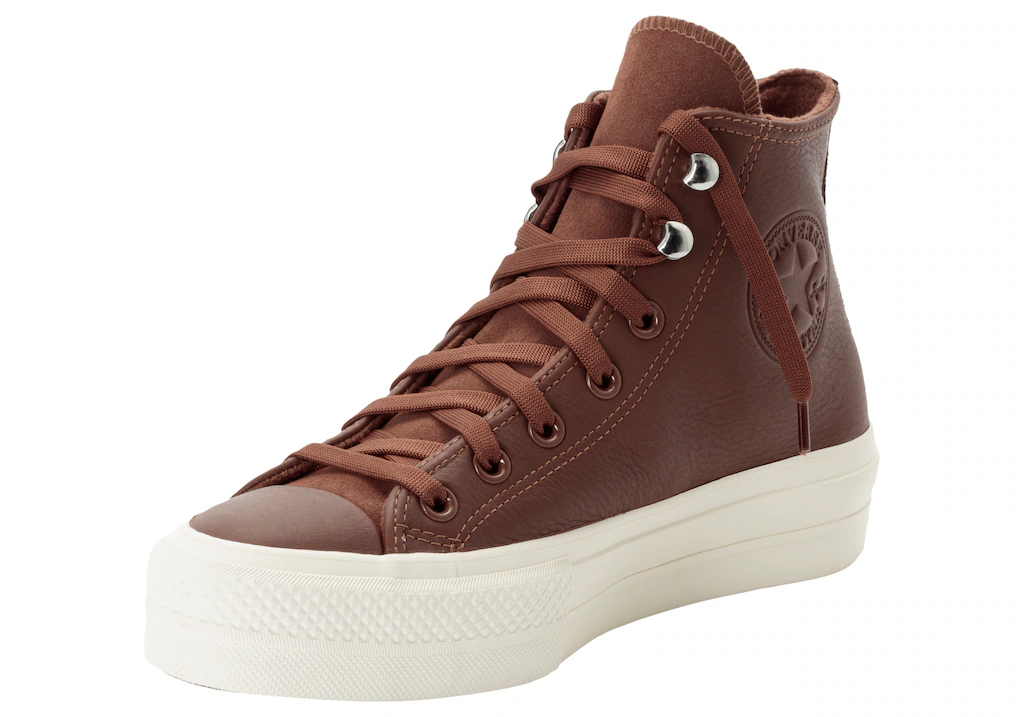 Converse Sneaker "CHUCK TAYLOR ALL STAR LIFT PLATFORM WATER REPELLENT LEATH günstig online kaufen