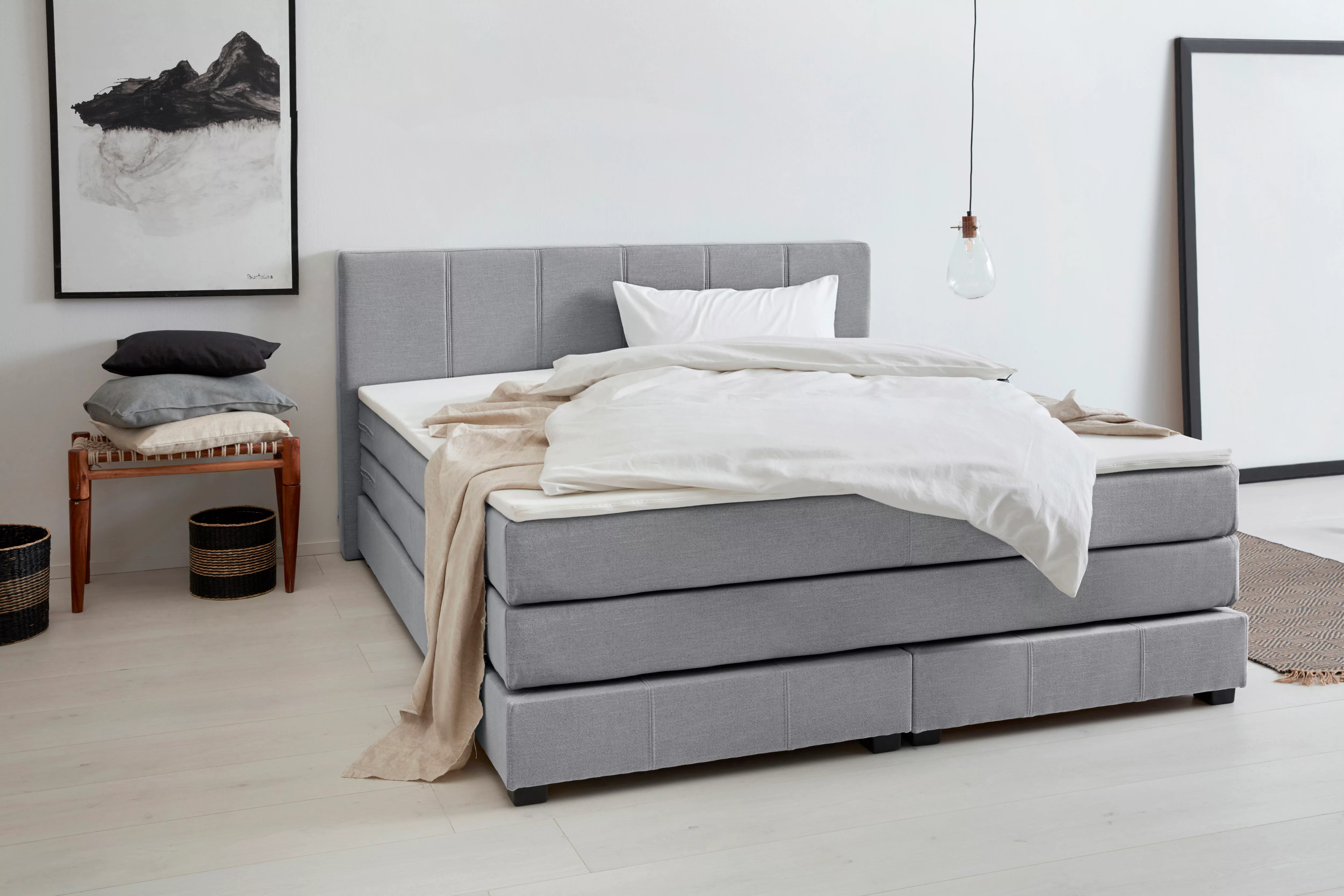 OTTO products Boxspringbett "Peetu" günstig online kaufen