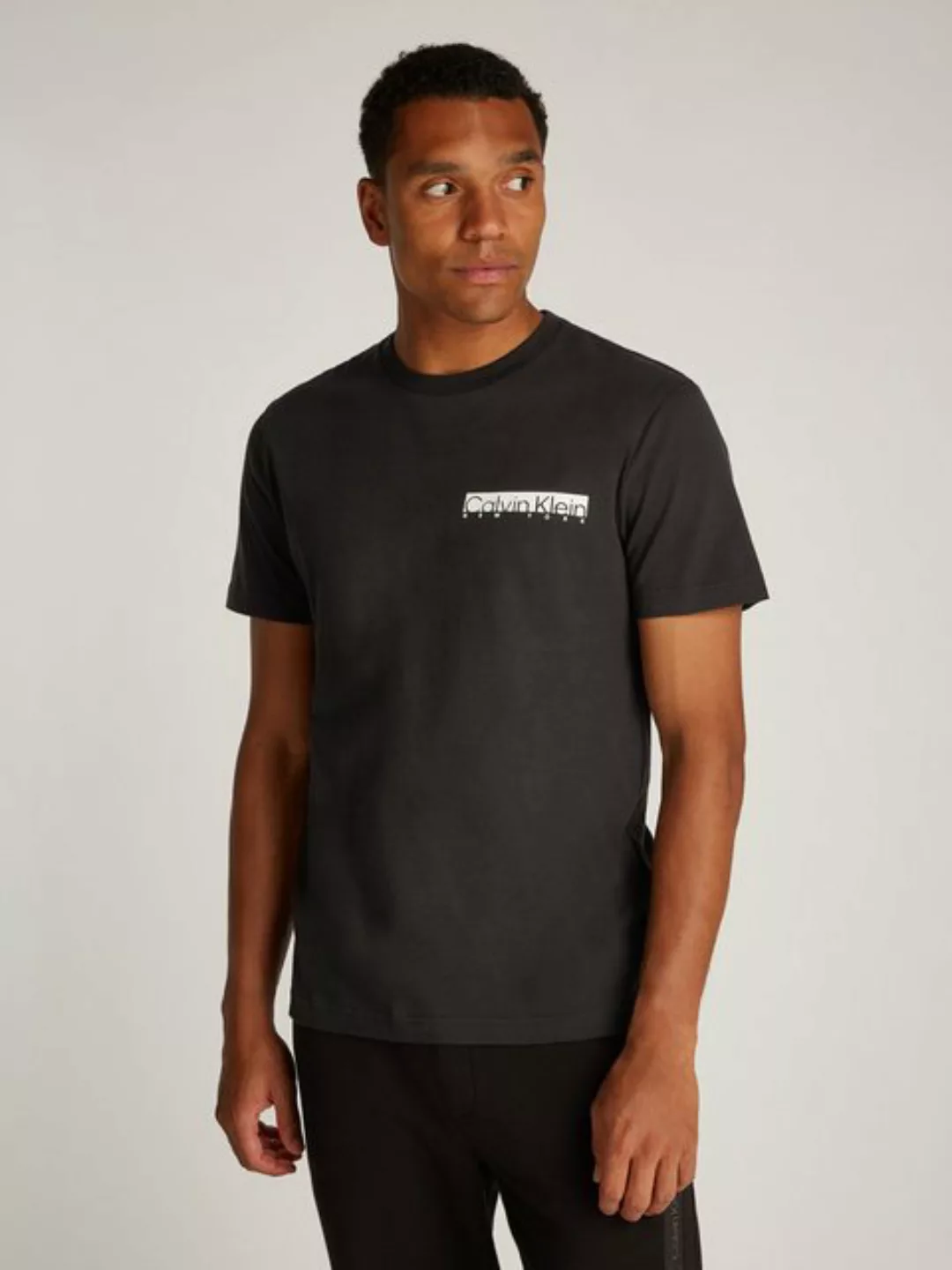 Calvin Klein Rundhalsshirt NY CHEST BOX LOGO T-SHIRT mit Logoprint günstig online kaufen