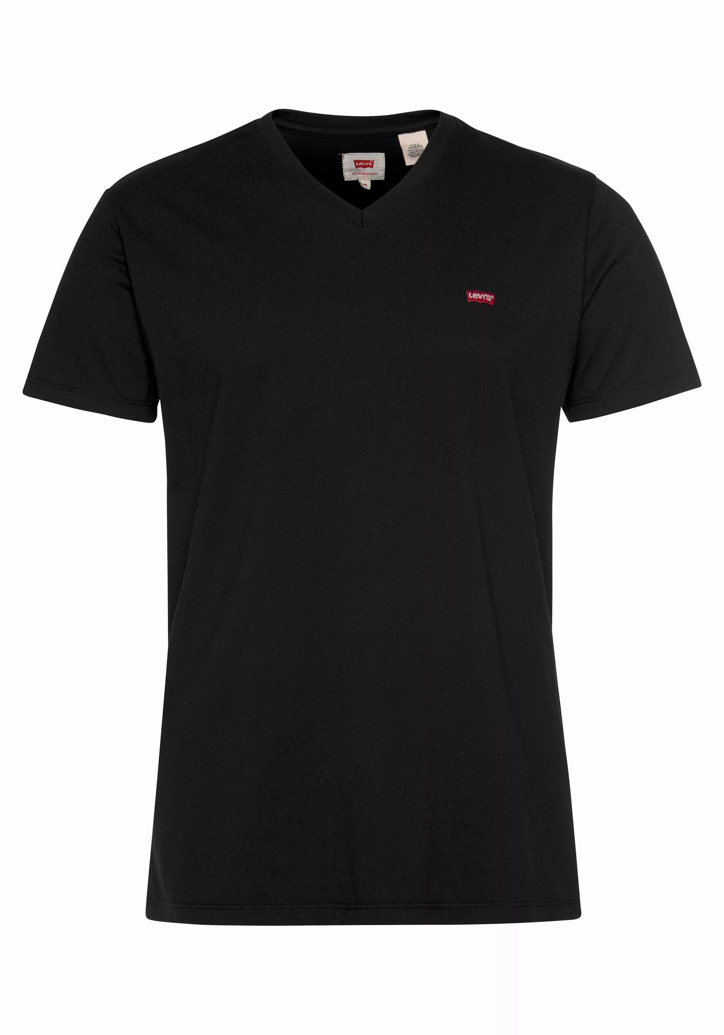 Levi's® V-Shirt LE ORIGINAL HM VNECK mit Logostickerei günstig online kaufen