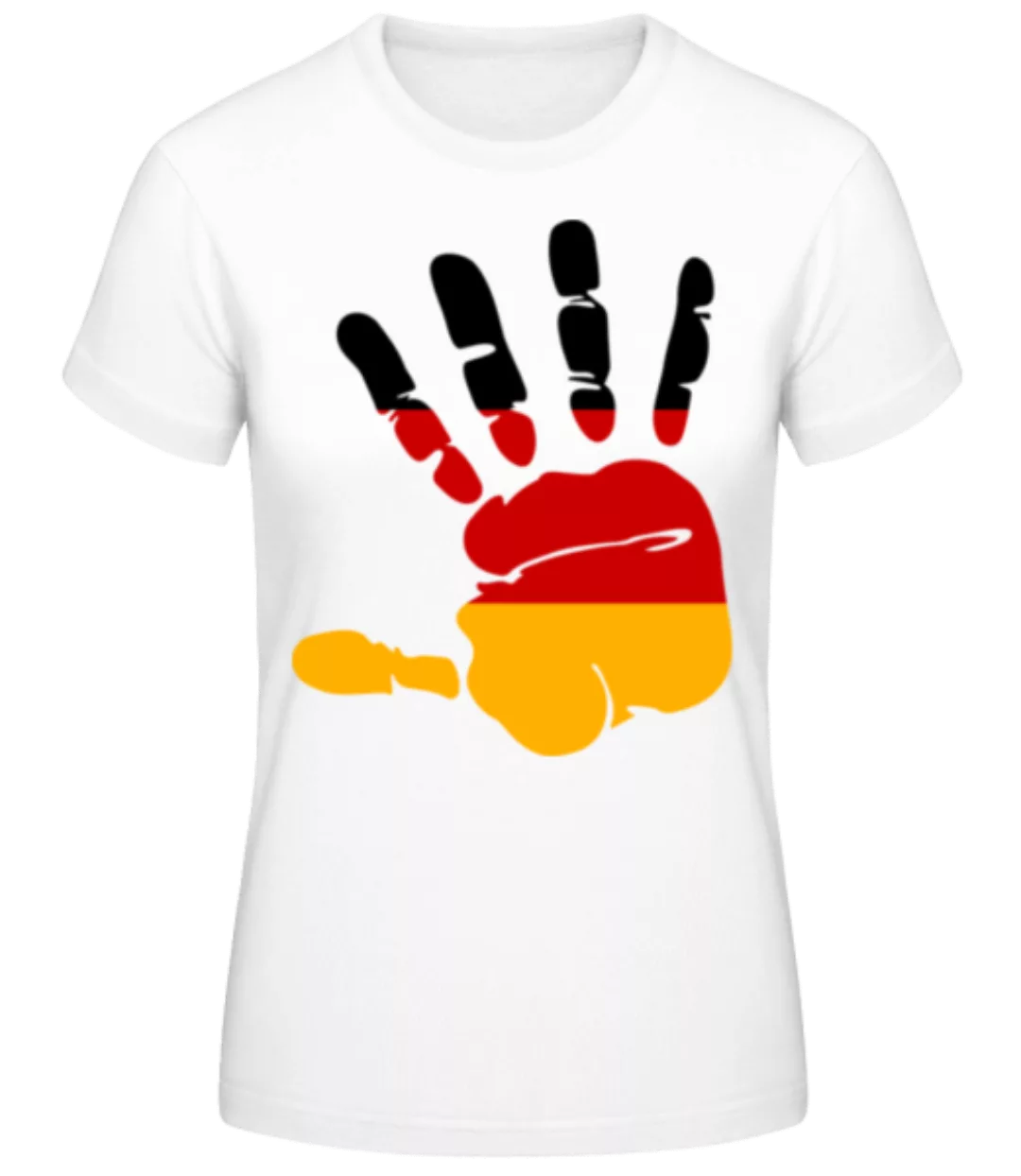 Hand Deutschland · Frauen Basic T-Shirt günstig online kaufen