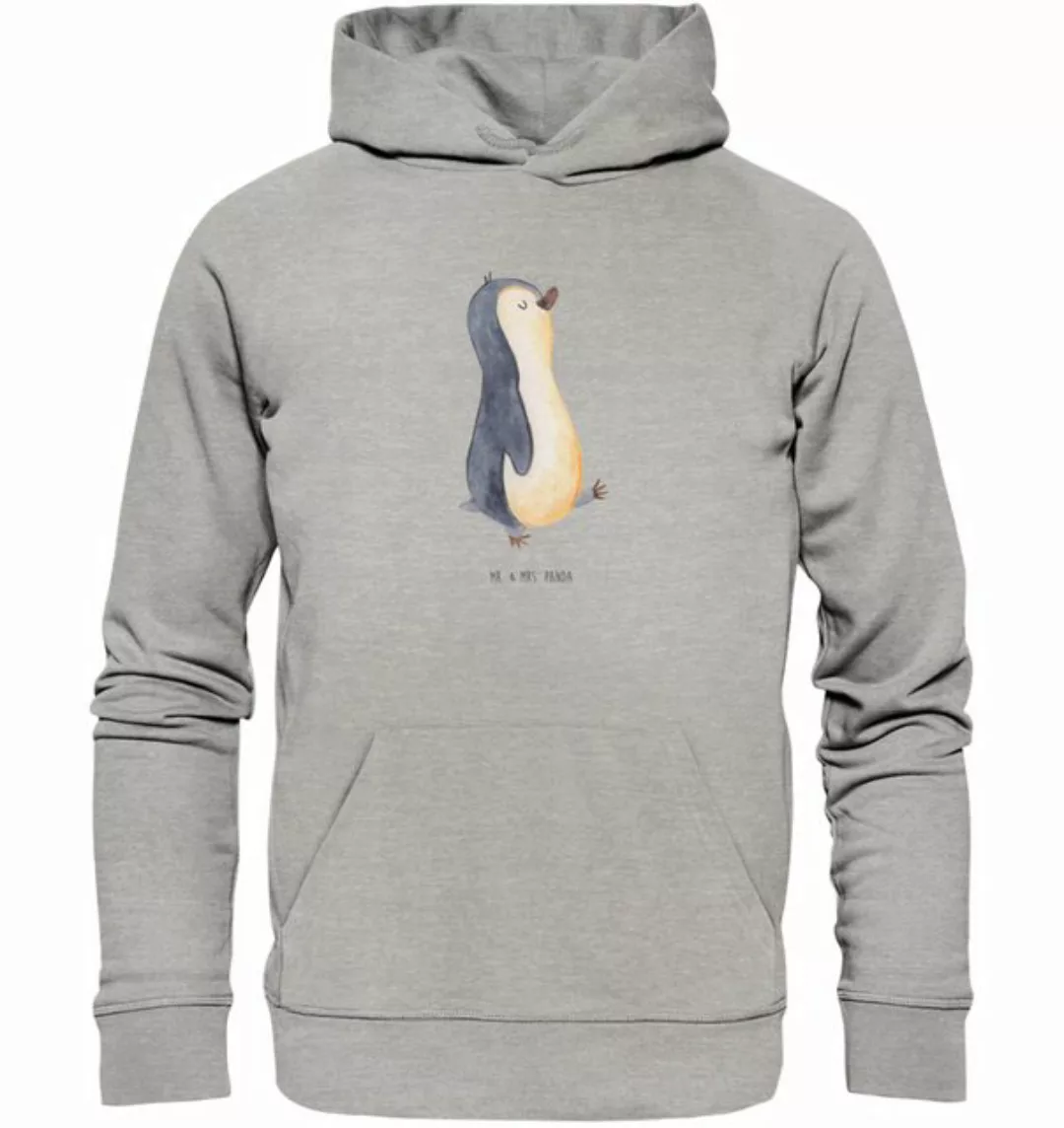 Mr. & Mrs. Panda Hoodie Pinguin marschieren Größe XS - Heather Grey - Gesch günstig online kaufen