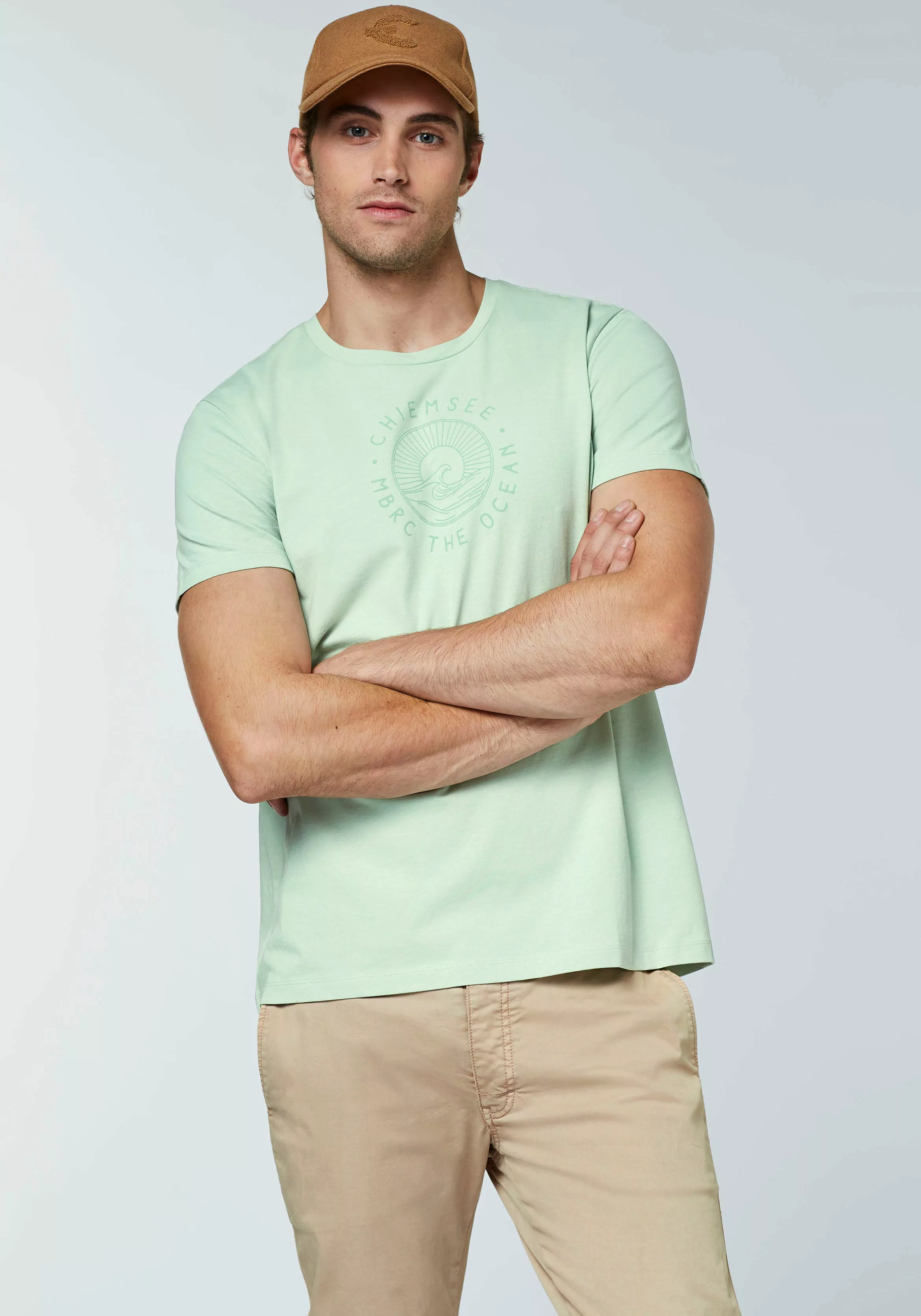Chiemsee Print-Shirt T-Shirt mit Wellenmotiv 1 günstig online kaufen