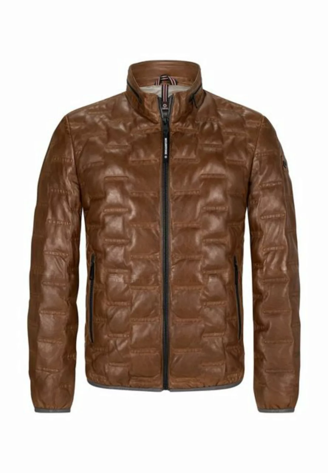 Milestone Lederjacke MSAversa mit Logo Badge günstig online kaufen