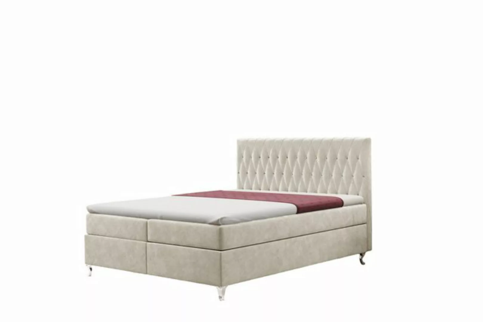 Kaiser Möbel Boxspringbett mit matratze und bettkasten, Schlafbett ROSA sof günstig online kaufen