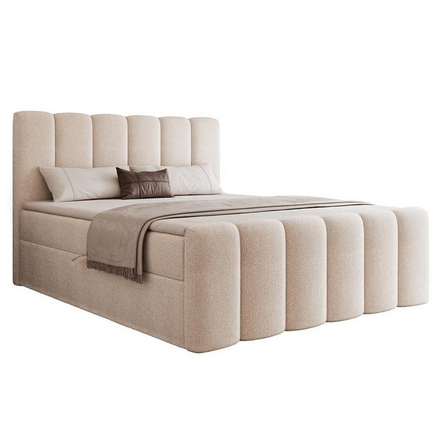 Compleo Boxspringbett BUBBLE, Wolkenbett, Bequem, Bonell, Topper, Doppelbet günstig online kaufen