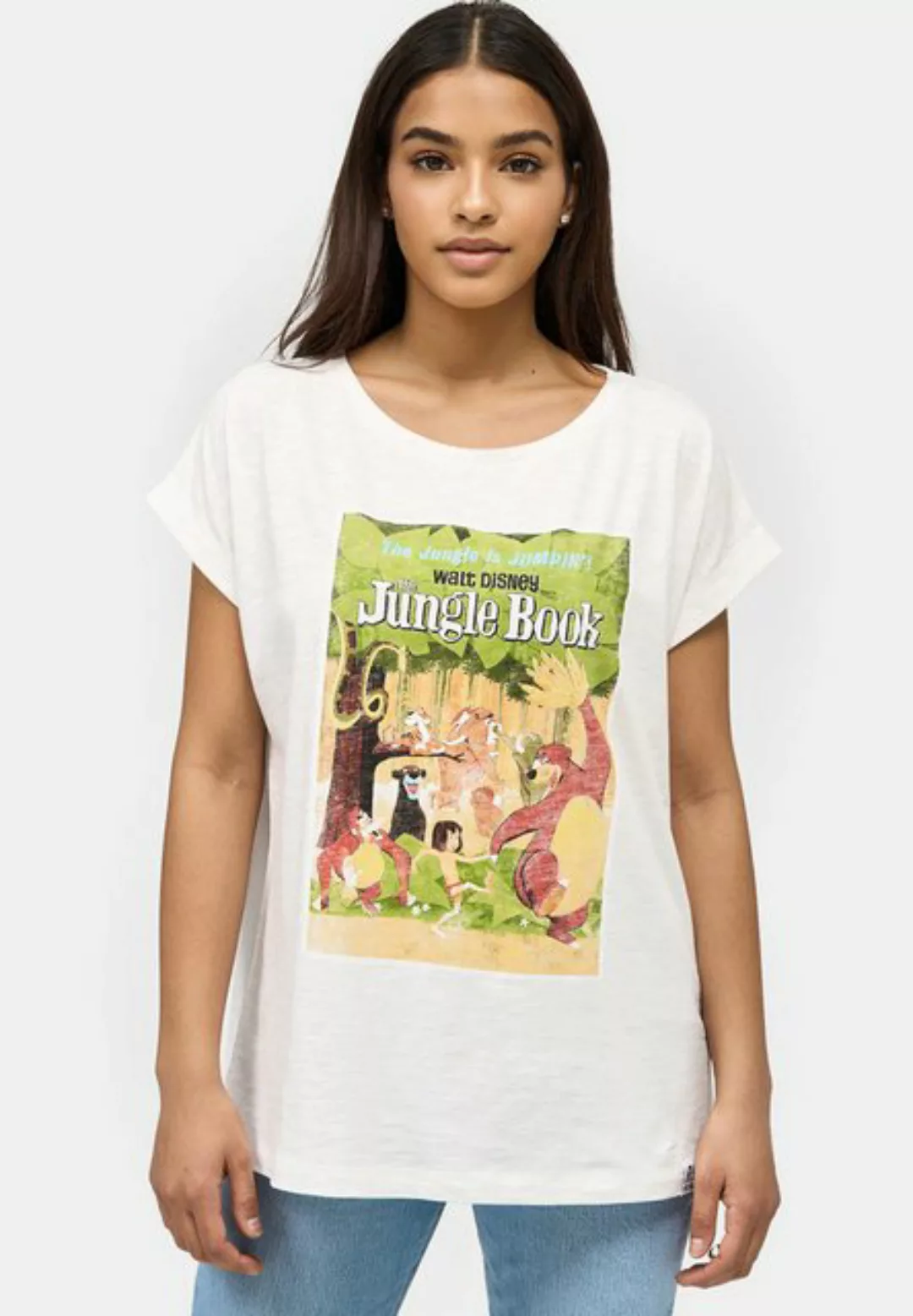 Recovered T-Shirt The Jungle Book Vintage Poster GOTS zertifizierte Bio-Bau günstig online kaufen