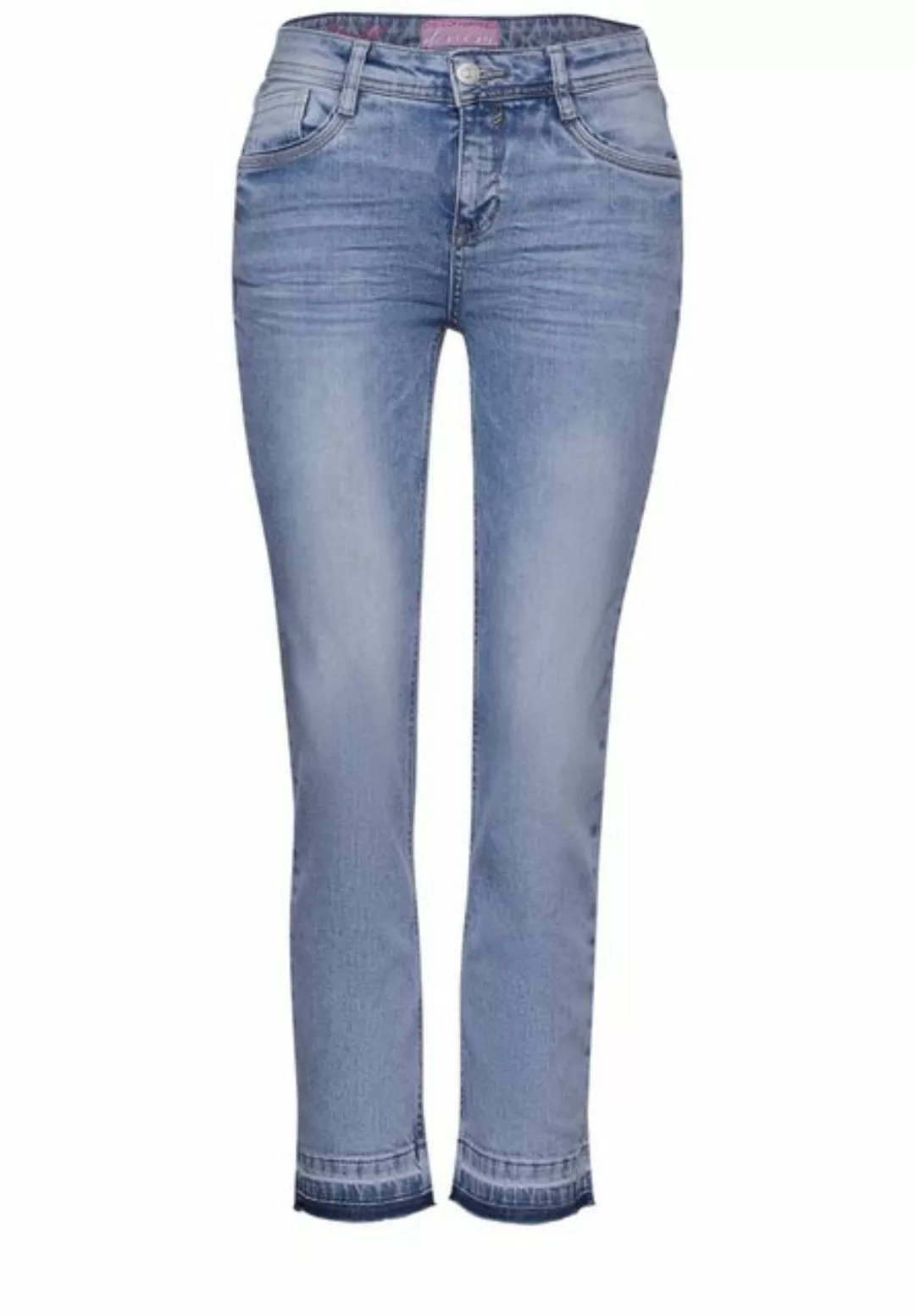 STREET ONE Gerade Jeans Middle Waist günstig online kaufen